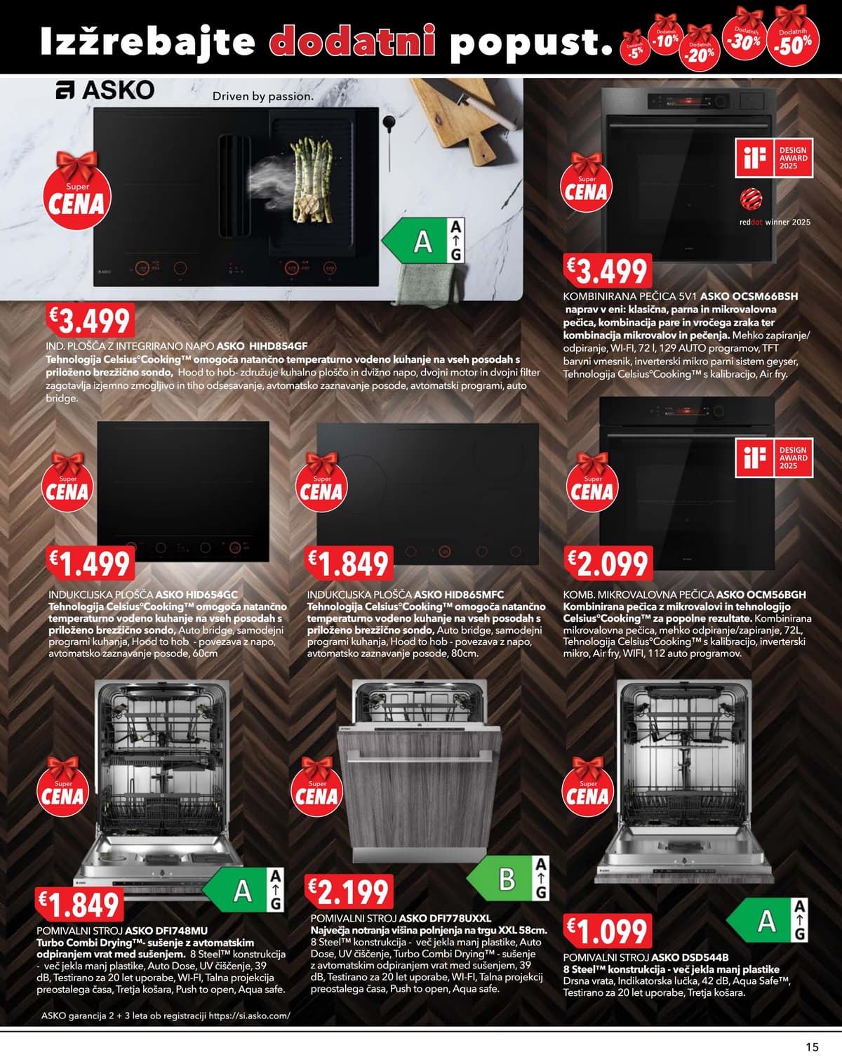 Stran 15. Harvey Norman kataloga - Praznujte z nami, izržebajte dodatni popust od 13.09.2026.