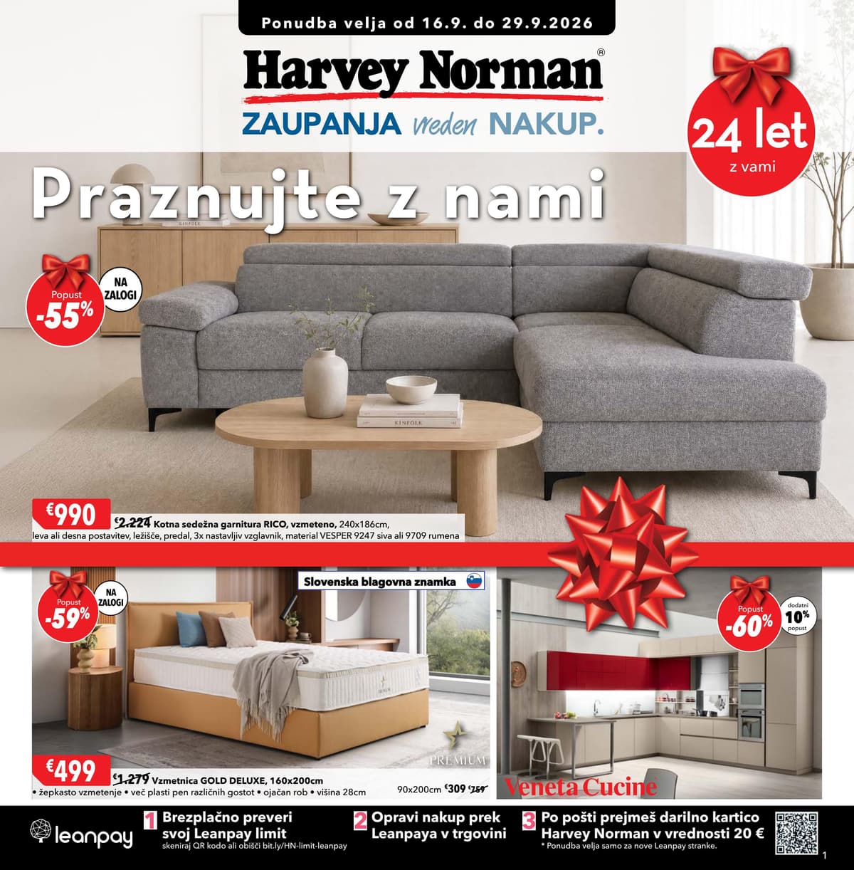 Harvey Norman katalog od 09/16/2026 - Praznujte z nami
