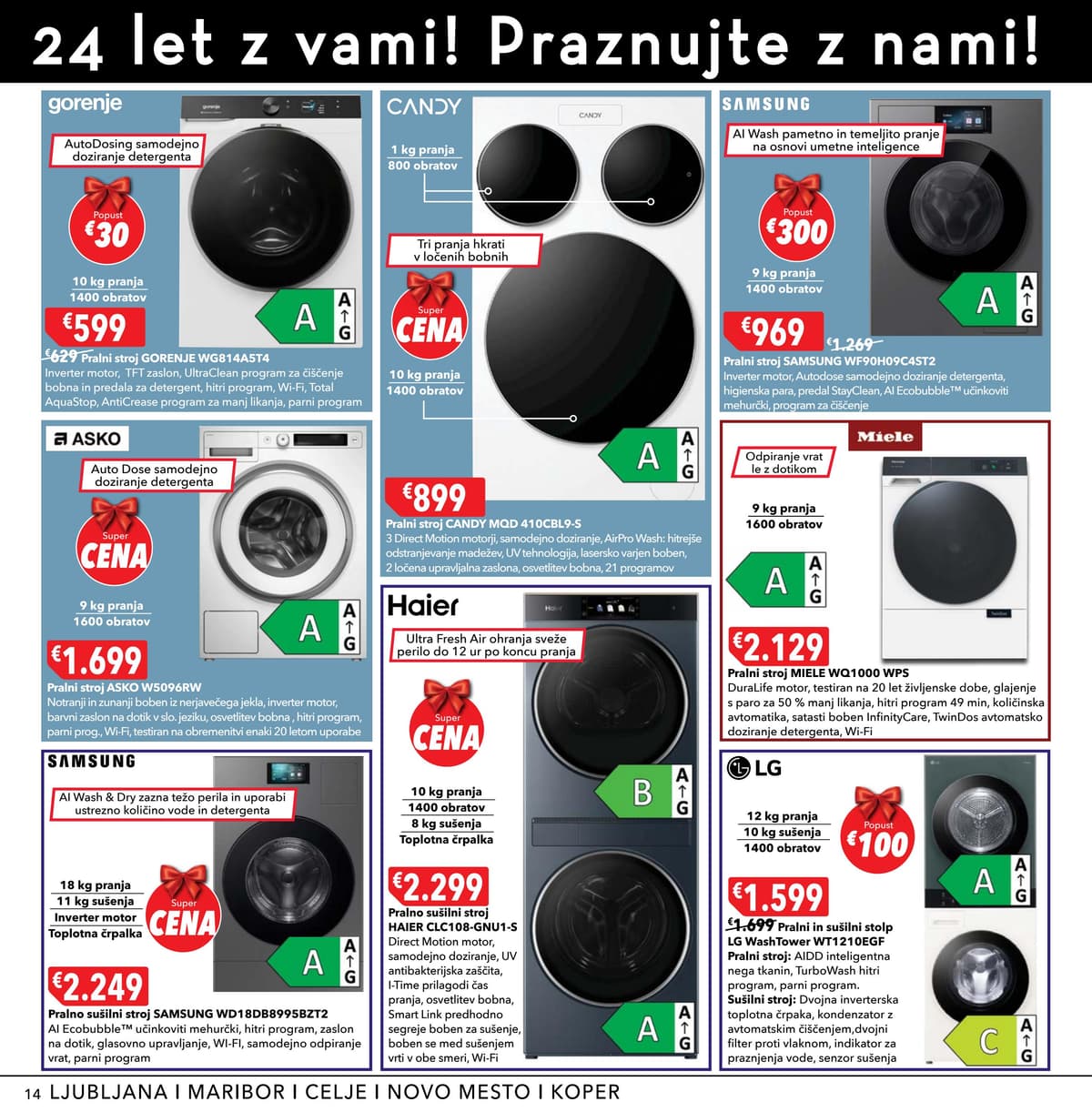 Stran 14. Harvey Norman kataloga - Praznujte z nami od 13.09.2026.