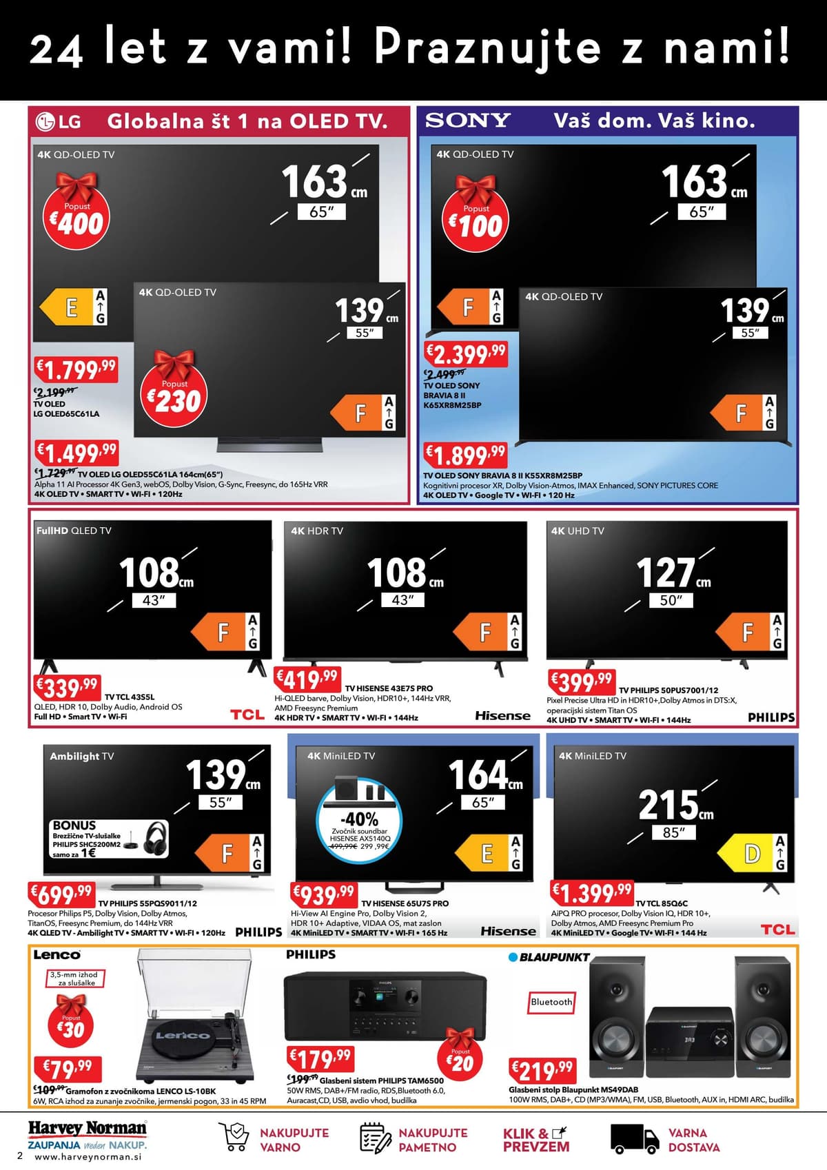 Stran 2. Harvey Norman kataloga - Praznujte z nami od 20.09.2026.