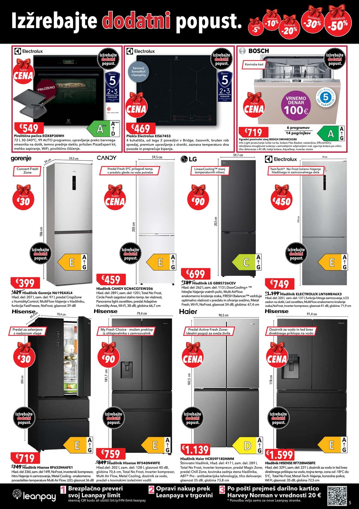 Stran 5. Harvey Norman kataloga - Praznujte z nami od 20.09.2026.
