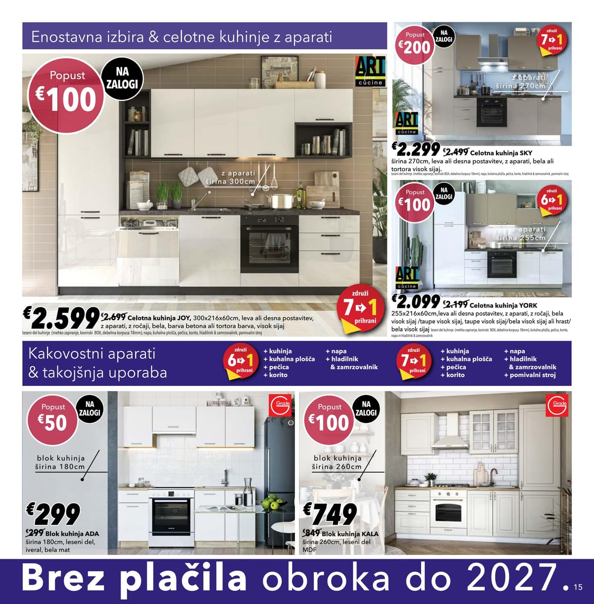 Stran 15. Harvey Norman kataloga - Privoščite si nekaj novega od 28.09.2026.