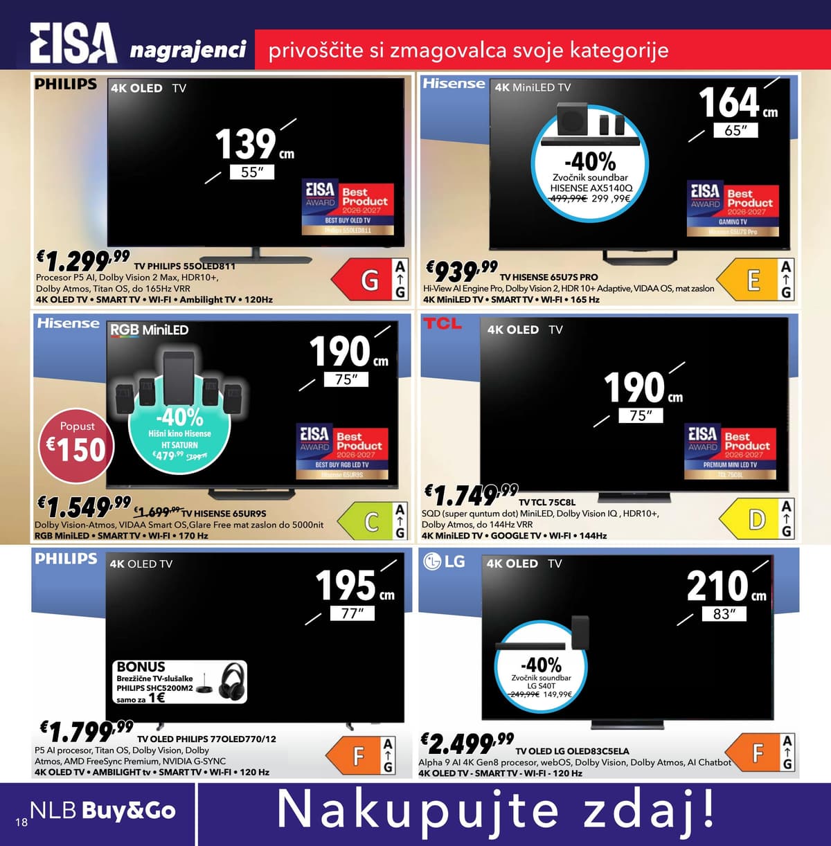 Stran 18. Harvey Norman kataloga - Privoščite si nekaj novega od 28.09.2026.