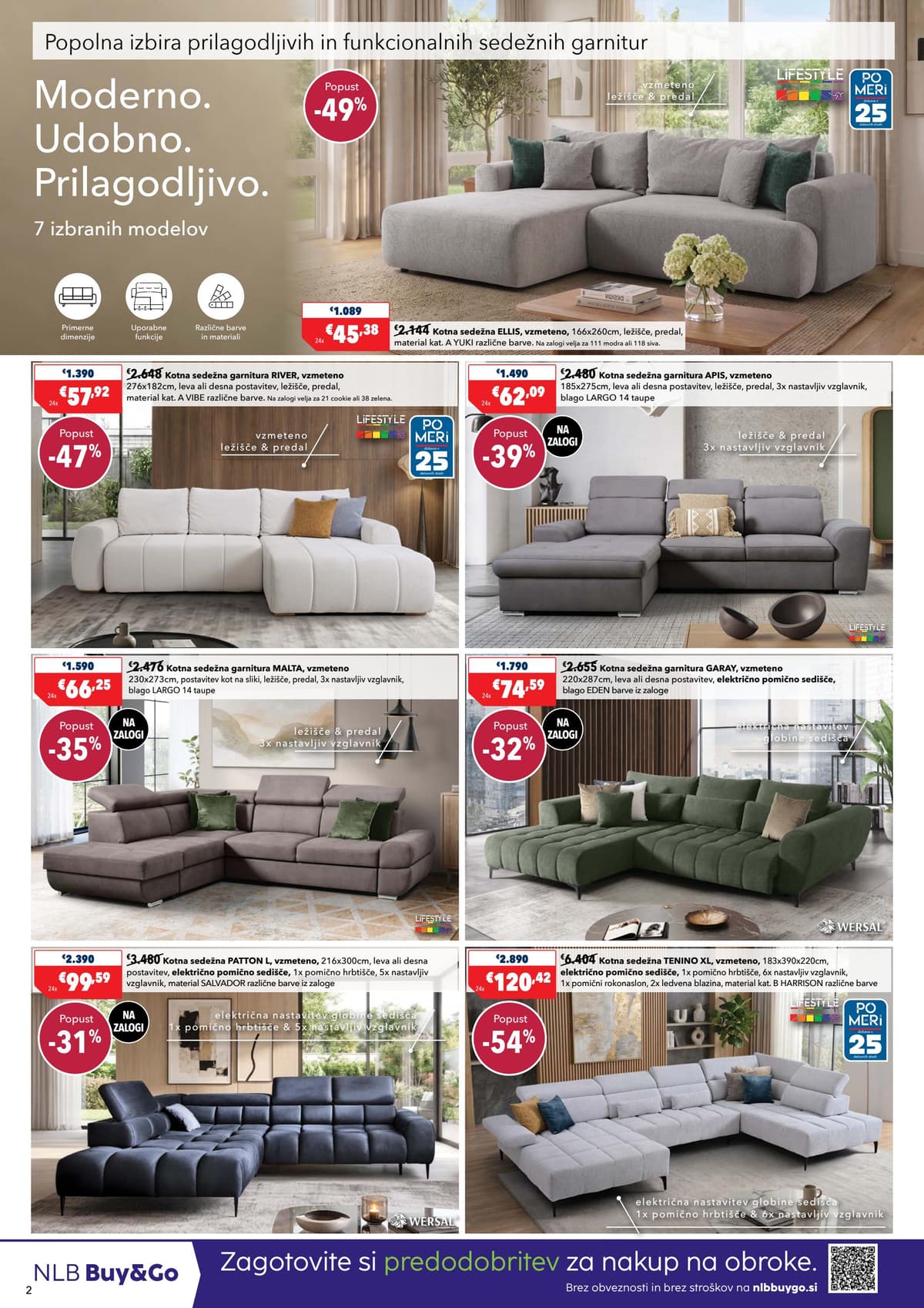 Stran 2. Harvey Norman kataloga - Brez plačila obroka od 13.10.2026.