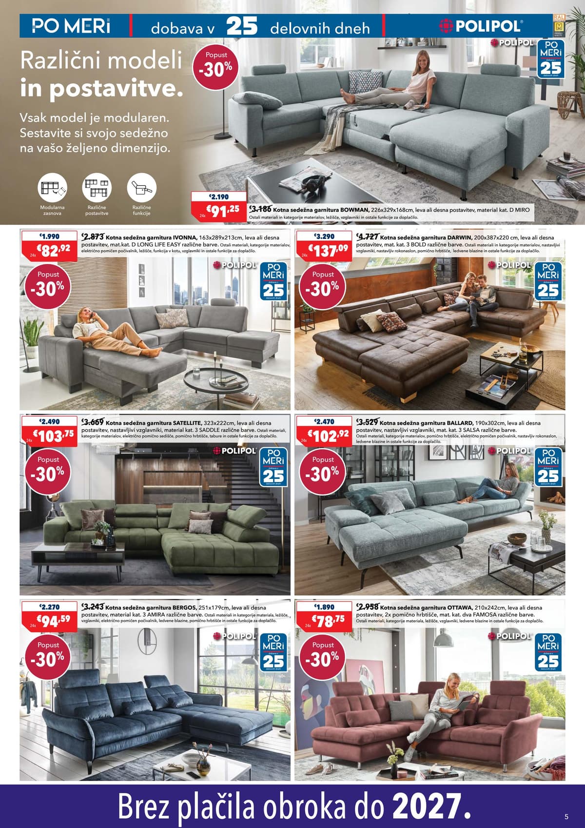 Stran 5. Harvey Norman kataloga - Brez plačila obroka od 13.10.2026.