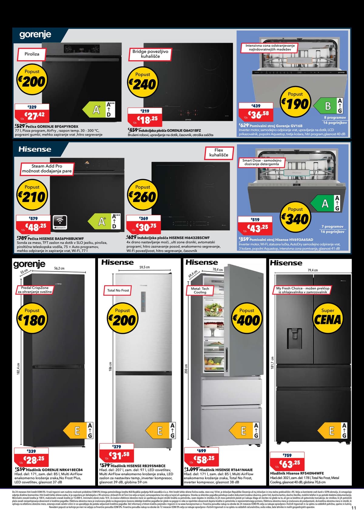 Stran 11. Harvey Norman kataloga - Brez plačila obroka od 13.10.2026.