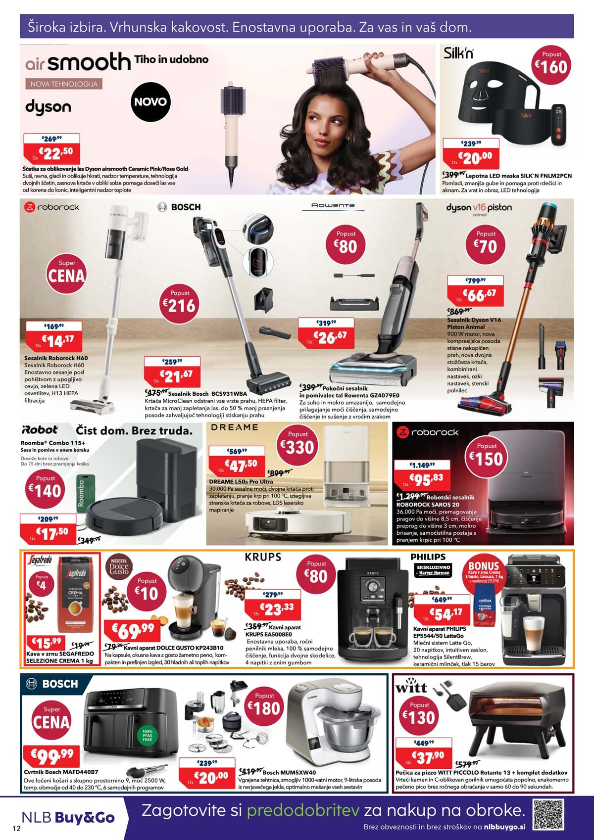 Stran 12. Harvey Norman kataloga - Brez plačila obroka od 13.10.2026.