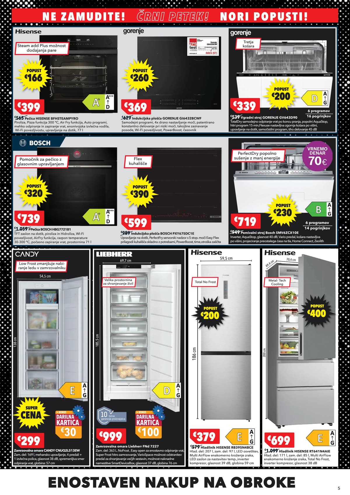 Stran 5. Harvey Norman kataloga - Črni petek popusti