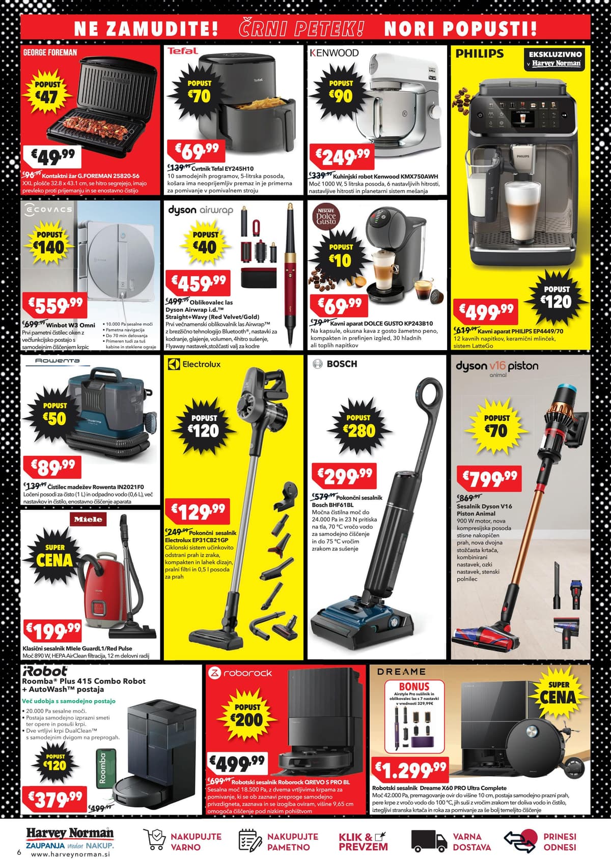 Stran 6. Harvey Norman kataloga - Črni petek popusti