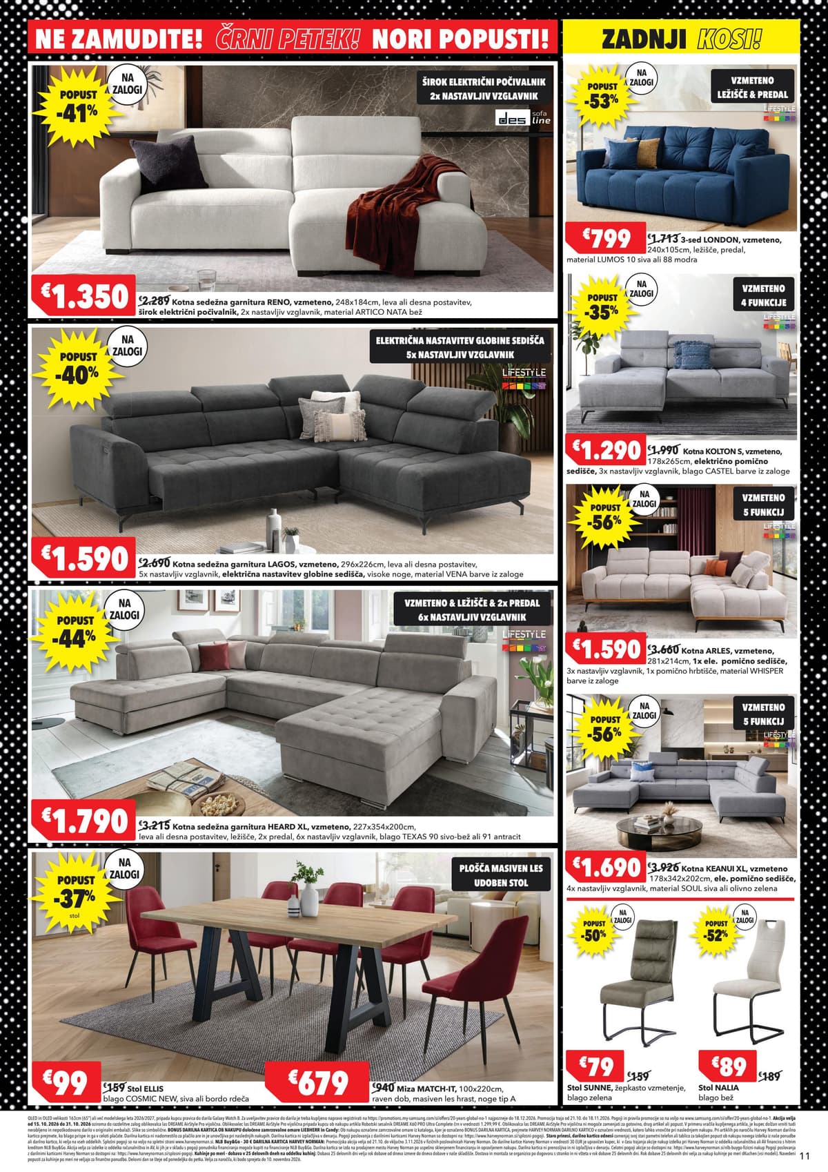 Stran 11. Harvey Norman kataloga - Črni petek popusti od 20.10.2026.
