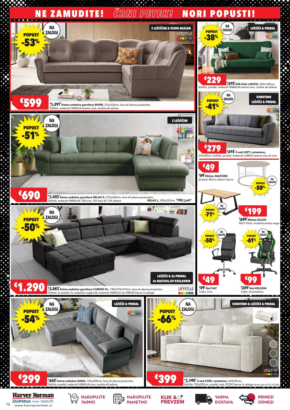 Stran 12. Harvey Norman kataloga - Črni petek popusti
