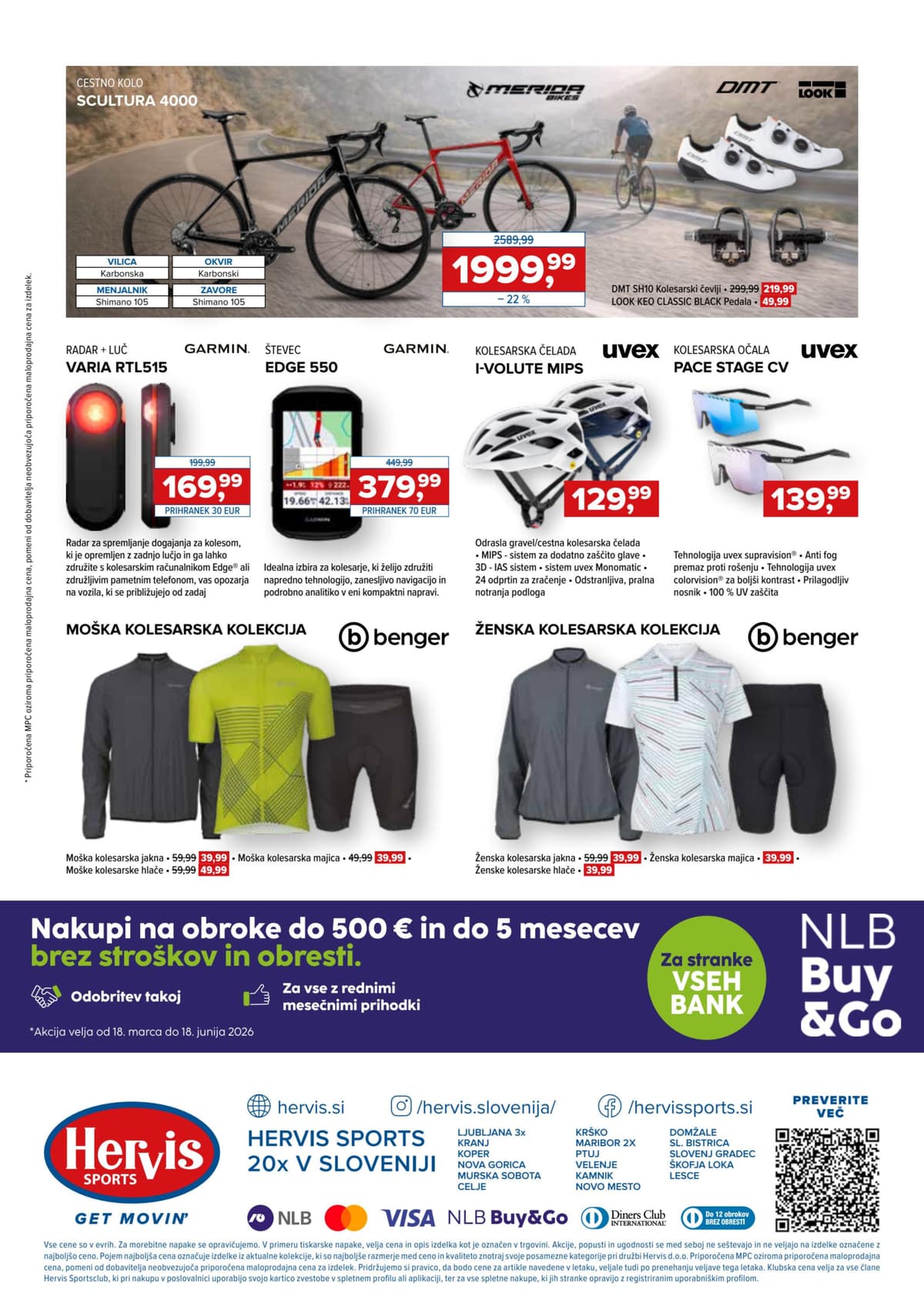 Stran 12. Hervis kataloga - Pomlad Kliče od 24.03.2026.