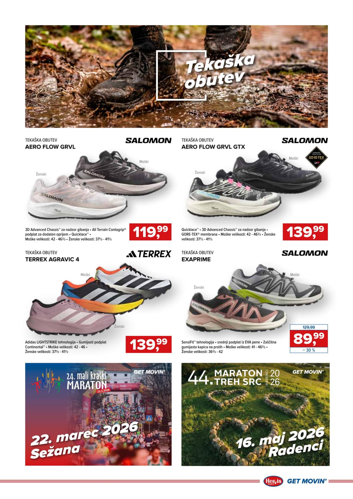 Stran 3. Hervis kataloga - Pomlad Kliče od 24.03.2026.