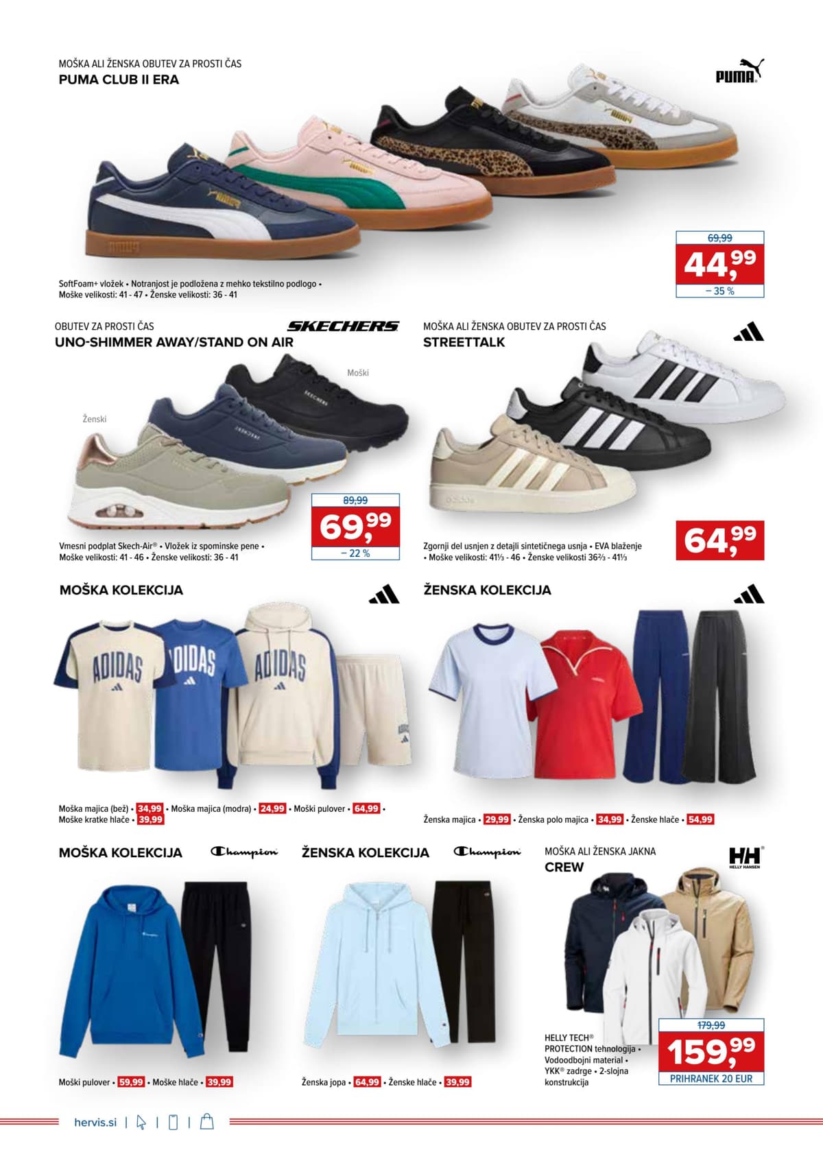 Stran 6. Hervis kataloga - Pomlad Kliče od 24.03.2026.