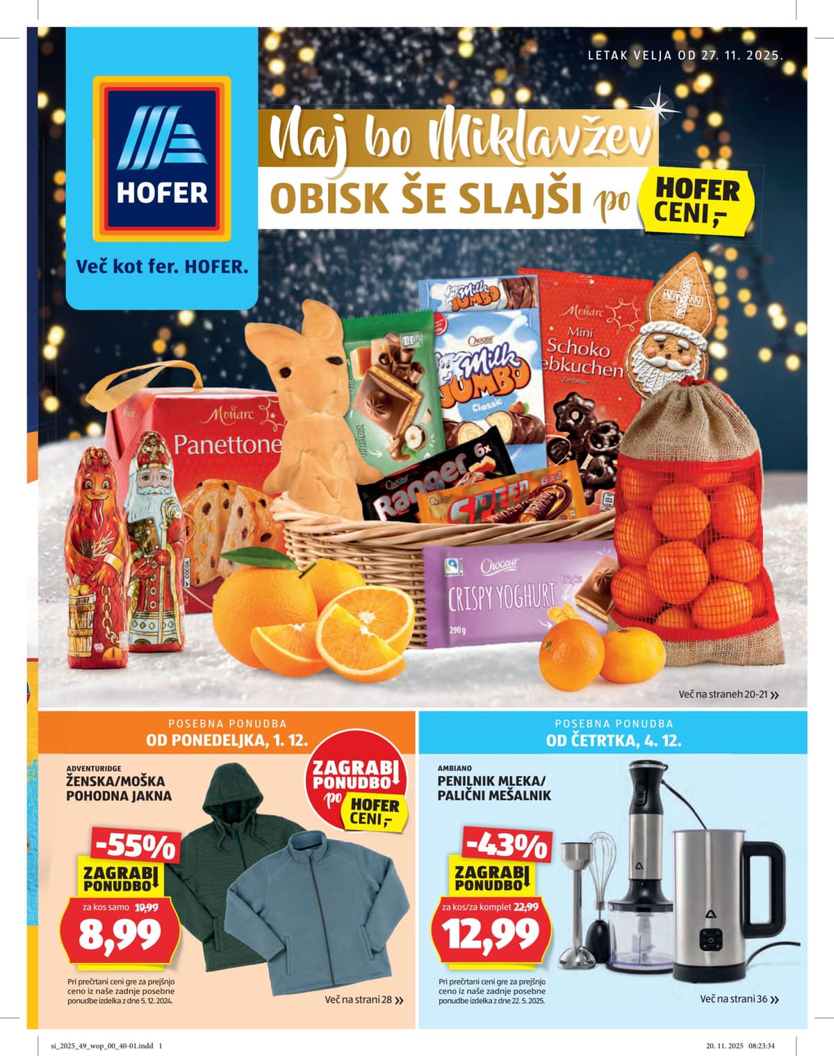 Stran 1. Hofer kataloga - Več kot fer od 03.03.2026.