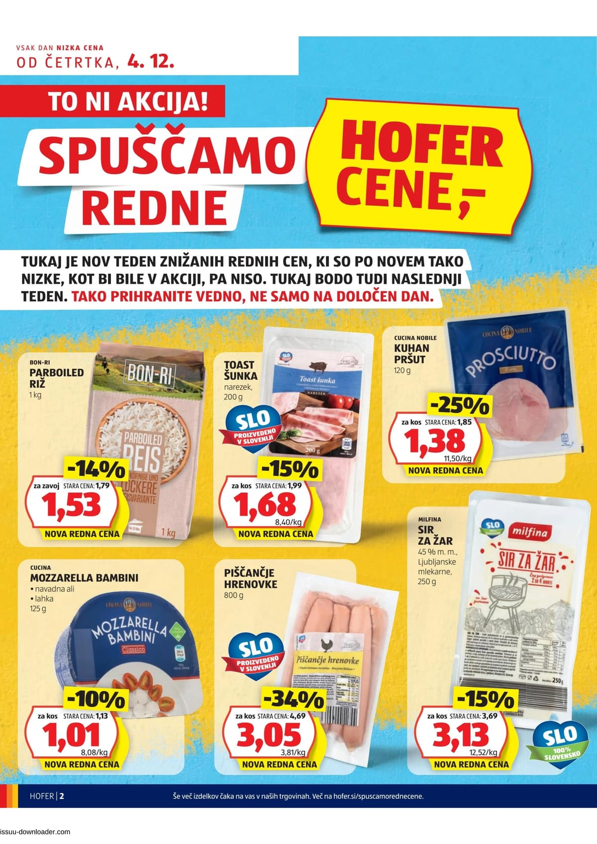 Stran 2. Hofer kataloga - Več kot fer od 02.03.2026.