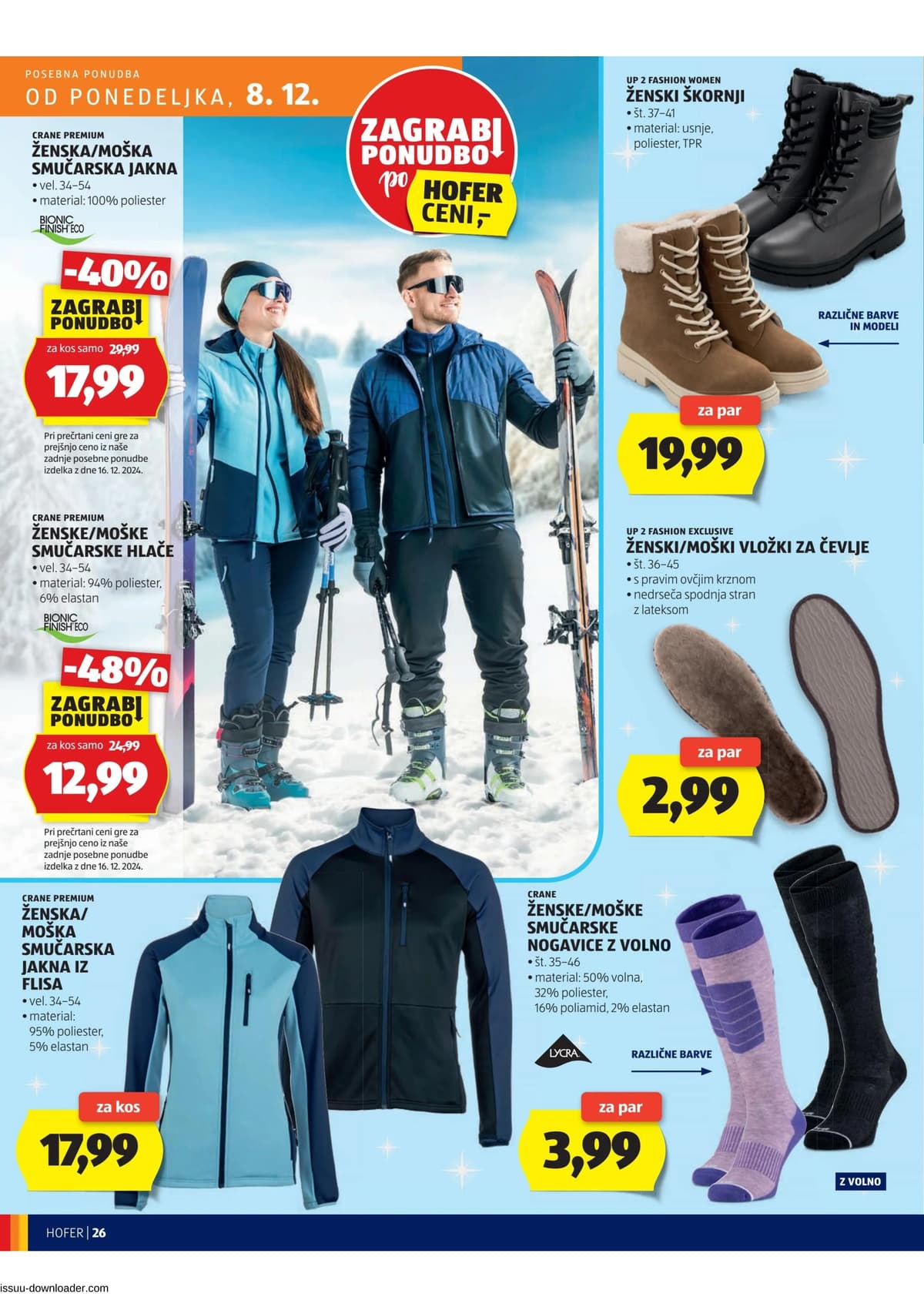 Stran 26. Hofer kataloga - Več kot fer od 02.03.2026.