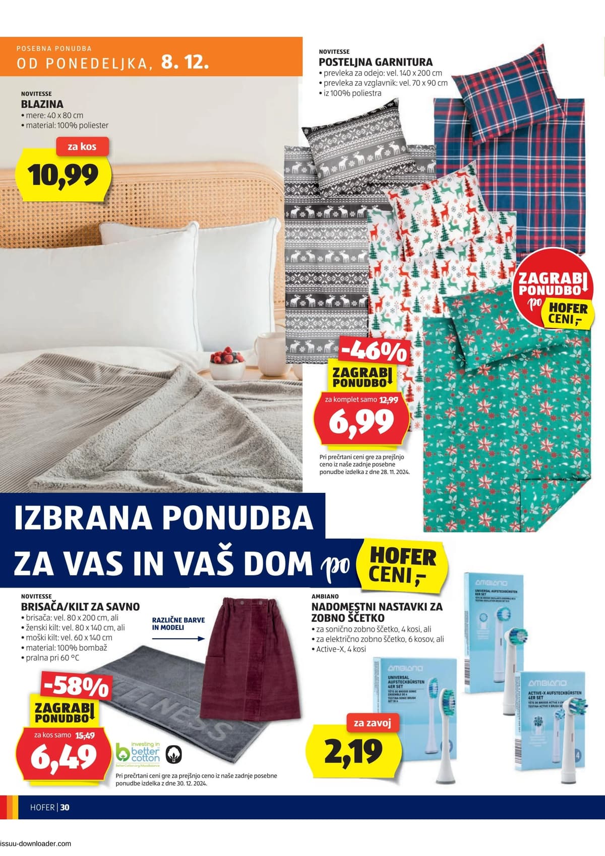 Stran 30. Hofer kataloga - Več kot fer od 02.03.2026.