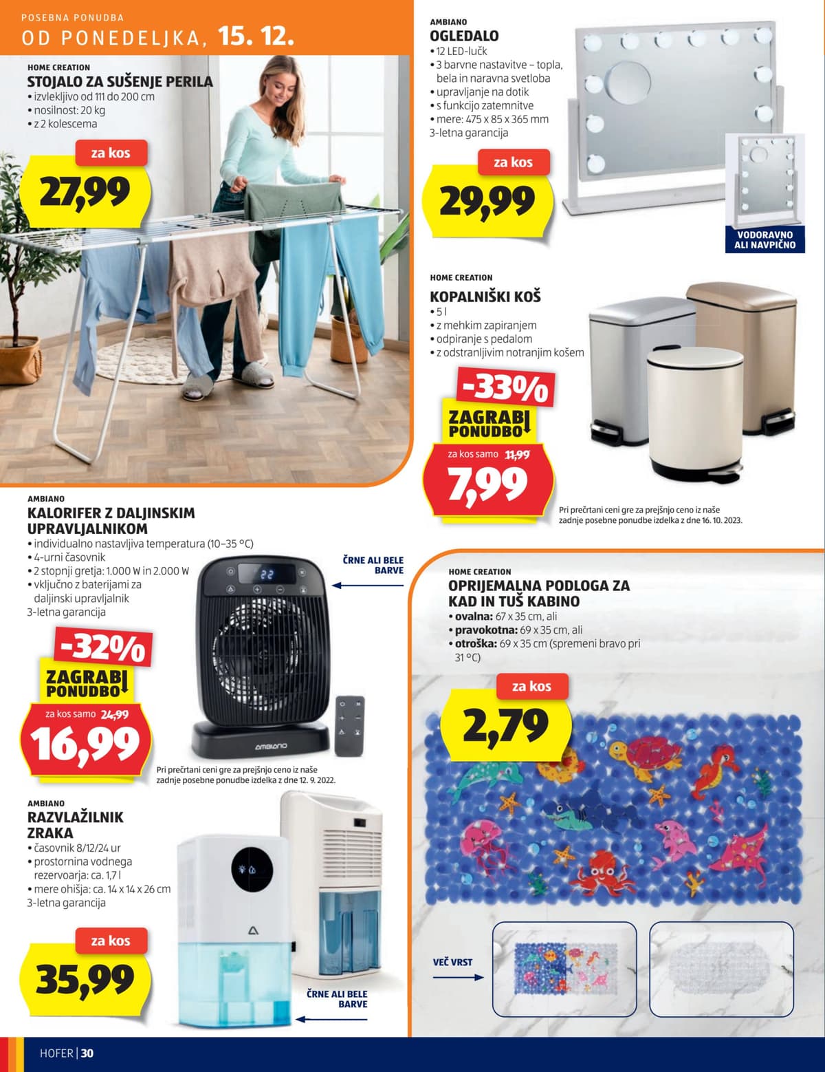 Stran 30. Hofer kataloga - Več kot fer od 24.02.2026.