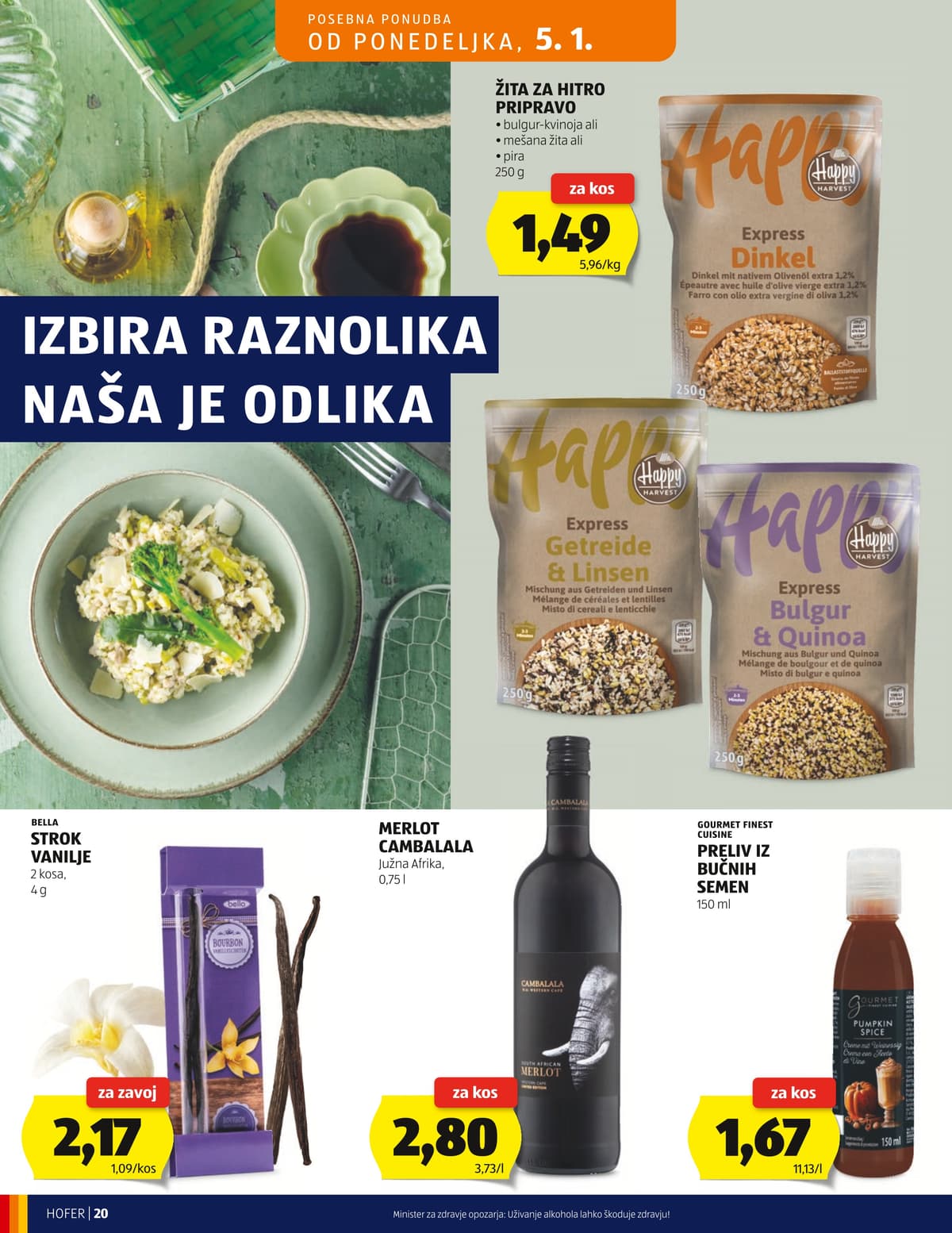 Stran 20. Hofer kataloga - Akcijska ponudba od 03.03.2026.