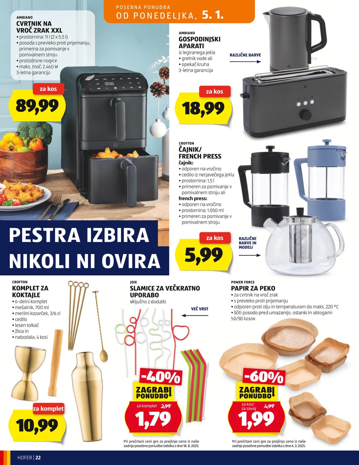 Stran 22. Hofer kataloga - Akcijska ponudba od 03.03.2026.