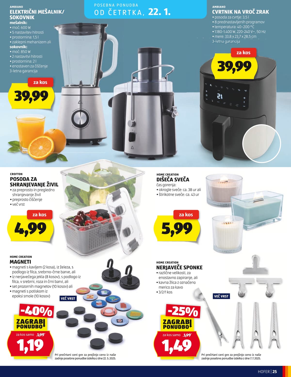 Stran 25. Hofer kataloga - Akcijska ponudba od 01.03.2026.