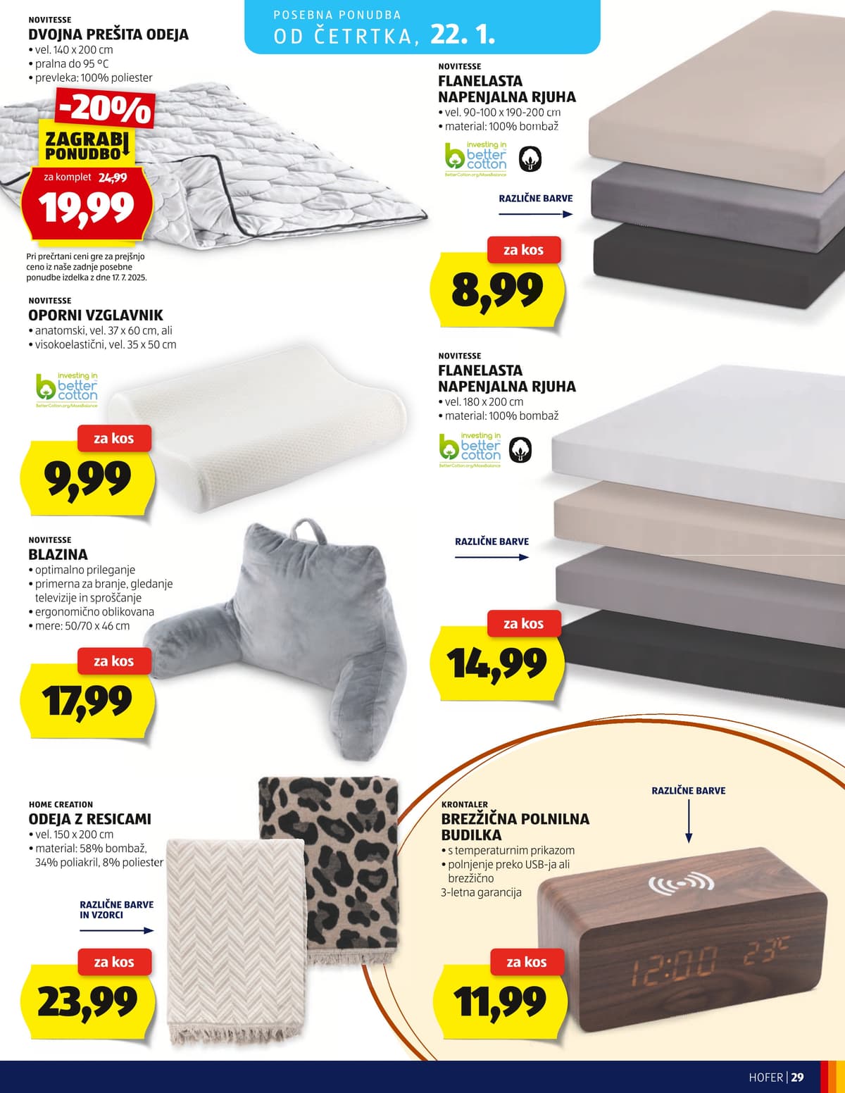 Stran 29. Hofer kataloga - Akcijska ponudba od 01.03.2026.