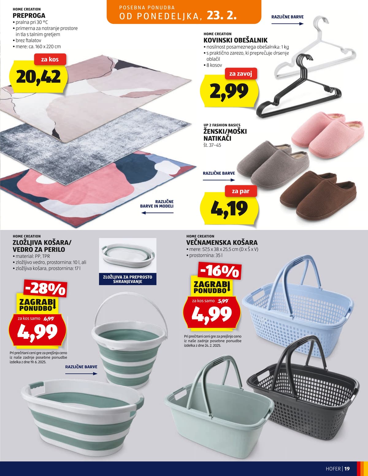Stran 19. Hofer kataloga - Akcijska Ponudba od 18.02.2026.