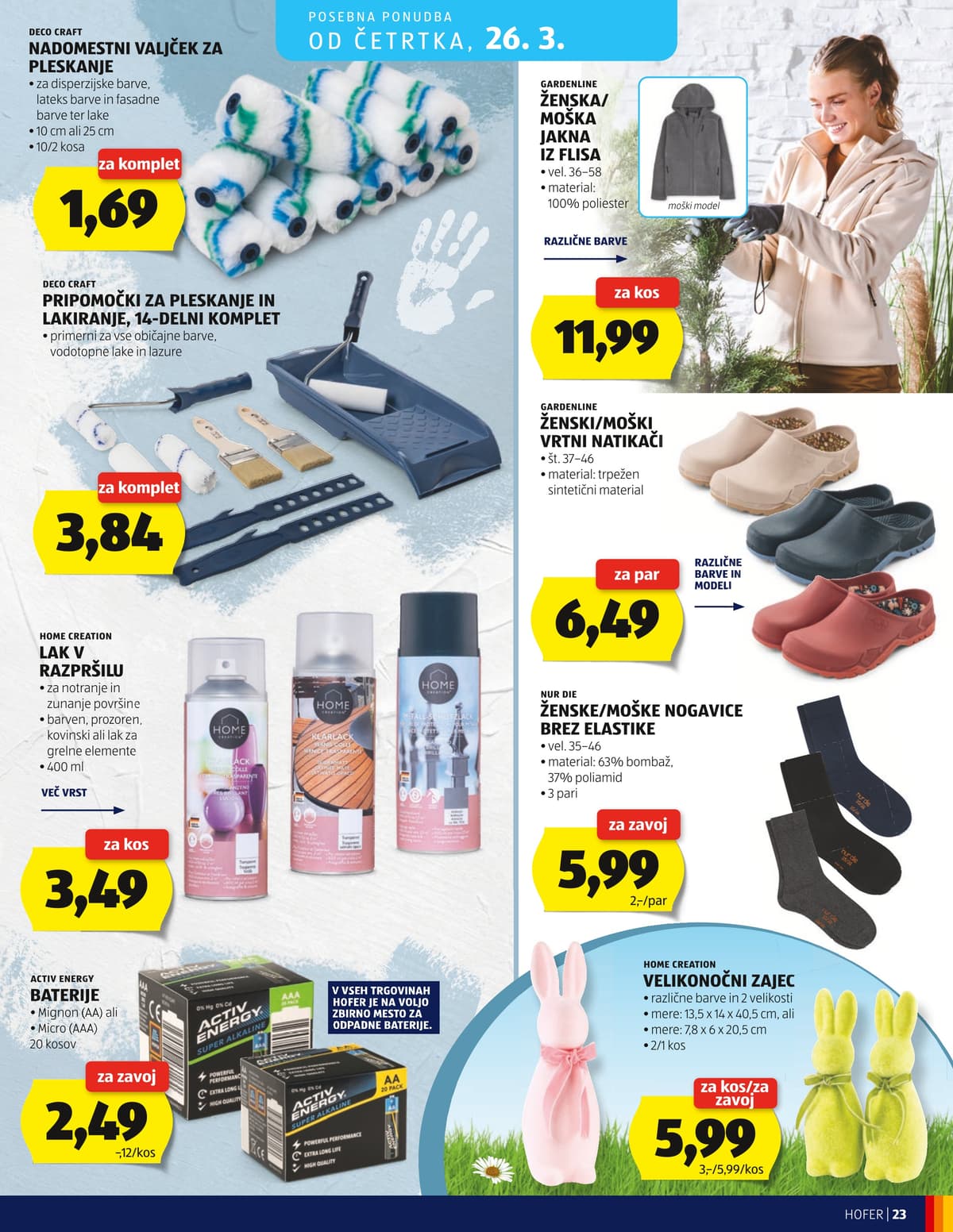 Stran 23. Hofer kataloga - Akcijska Ponudba od 18.03.2026.