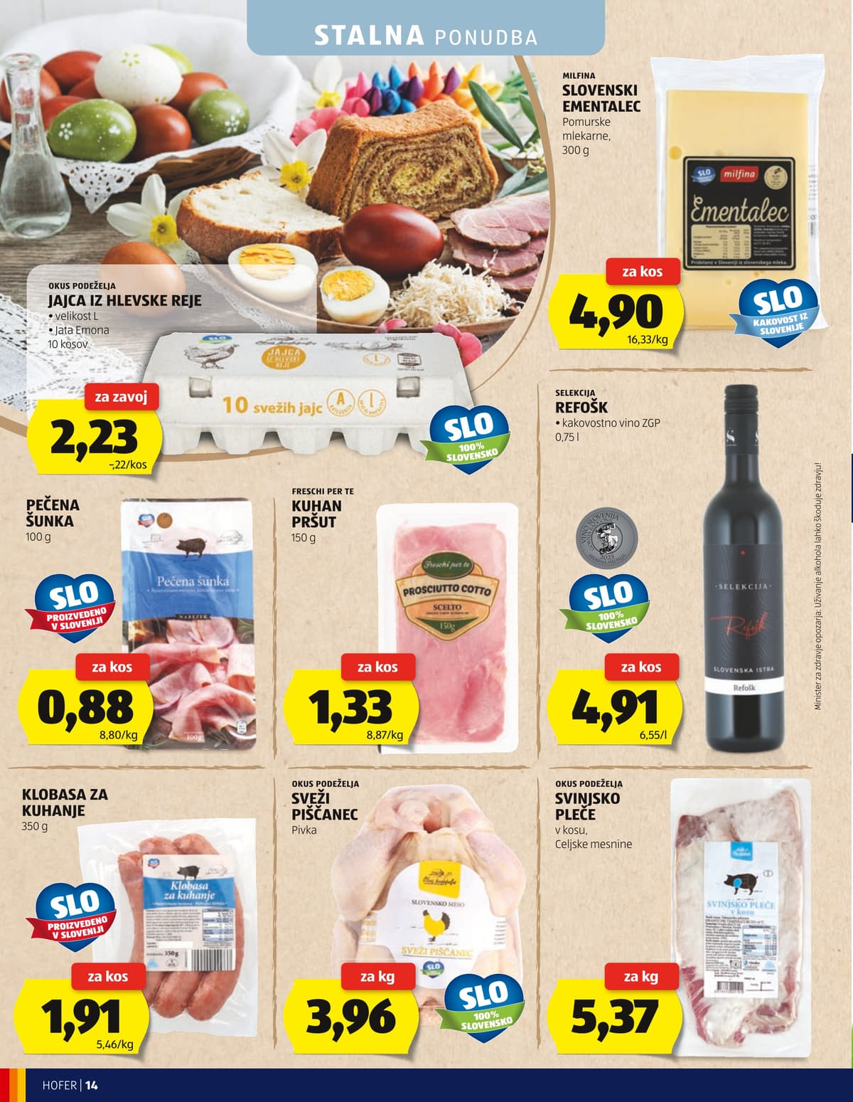Stran 14. Hofer kataloga - Akcijska Ponudba od 25.03.2026.