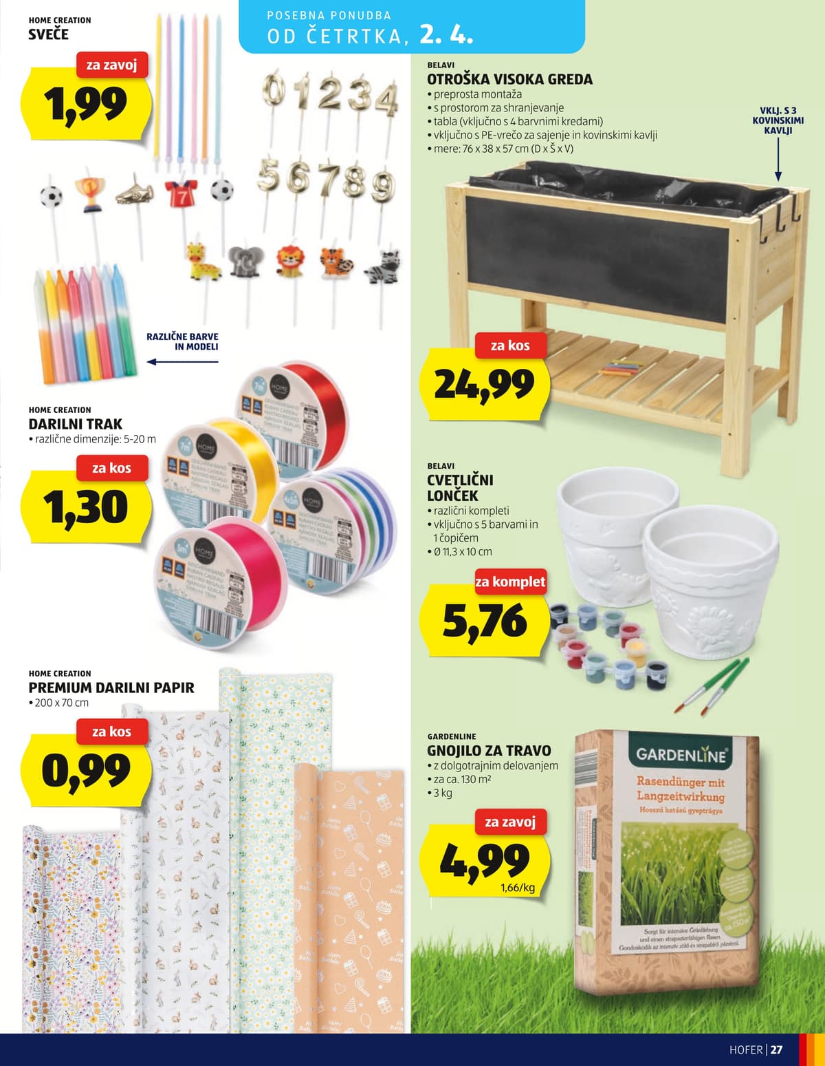 Stran 27. Hofer kataloga - Akcijska Ponudba od 25.03.2026.
