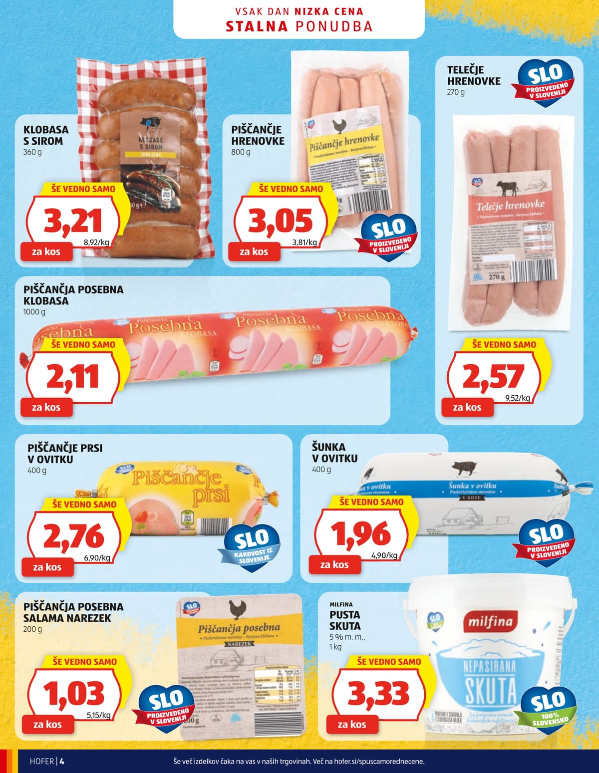 Stran 4. Hofer kataloga - Akcijska Ponudba od 25.03.2026.