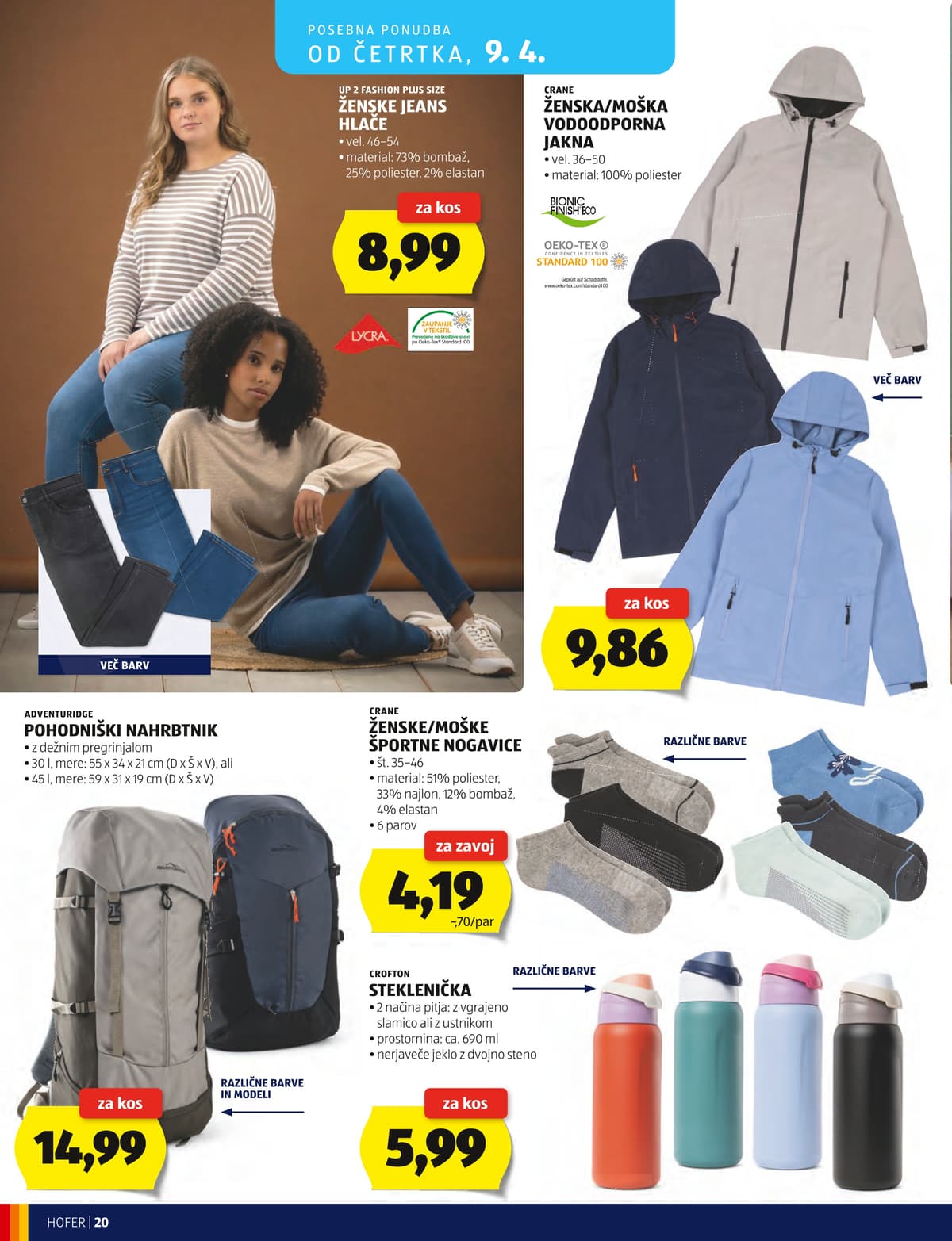 Stran 20. Hofer kataloga - Akcijska Ponudba od 01.04.2026.