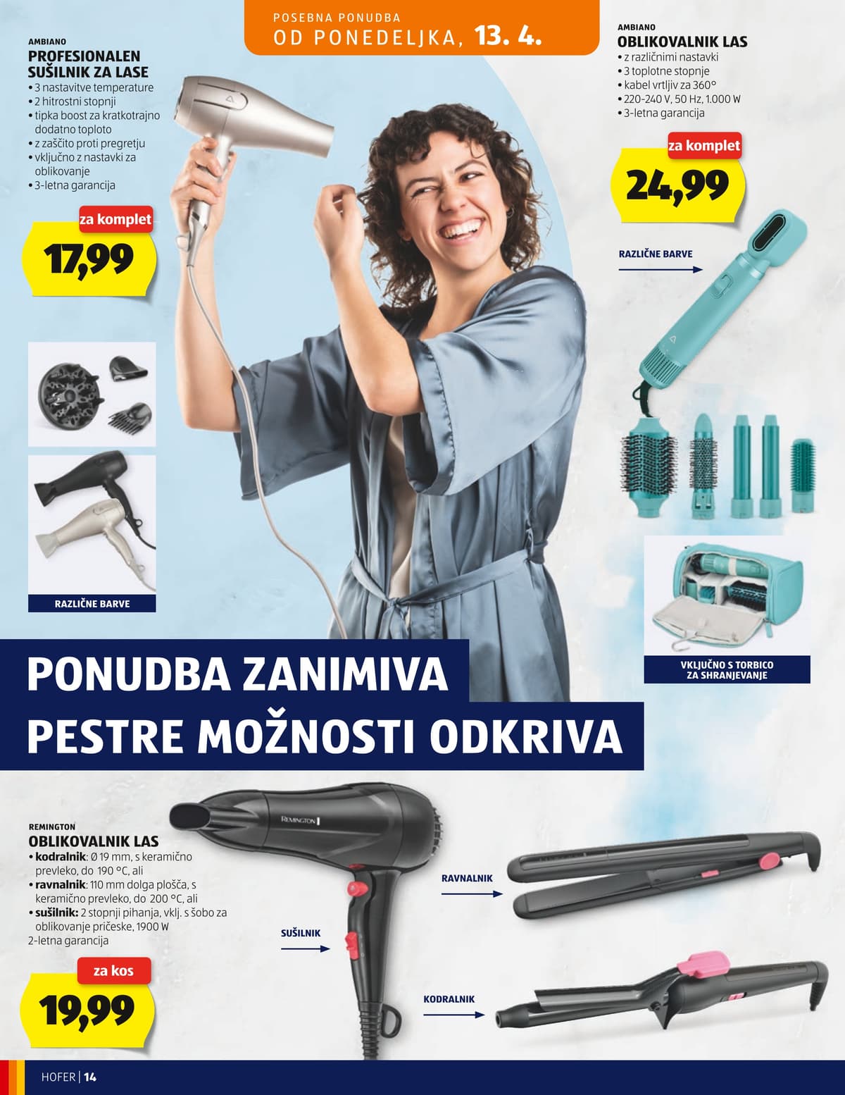 Stran 14. Hofer kataloga - Akcijska Ponudba od 08.04.2026.