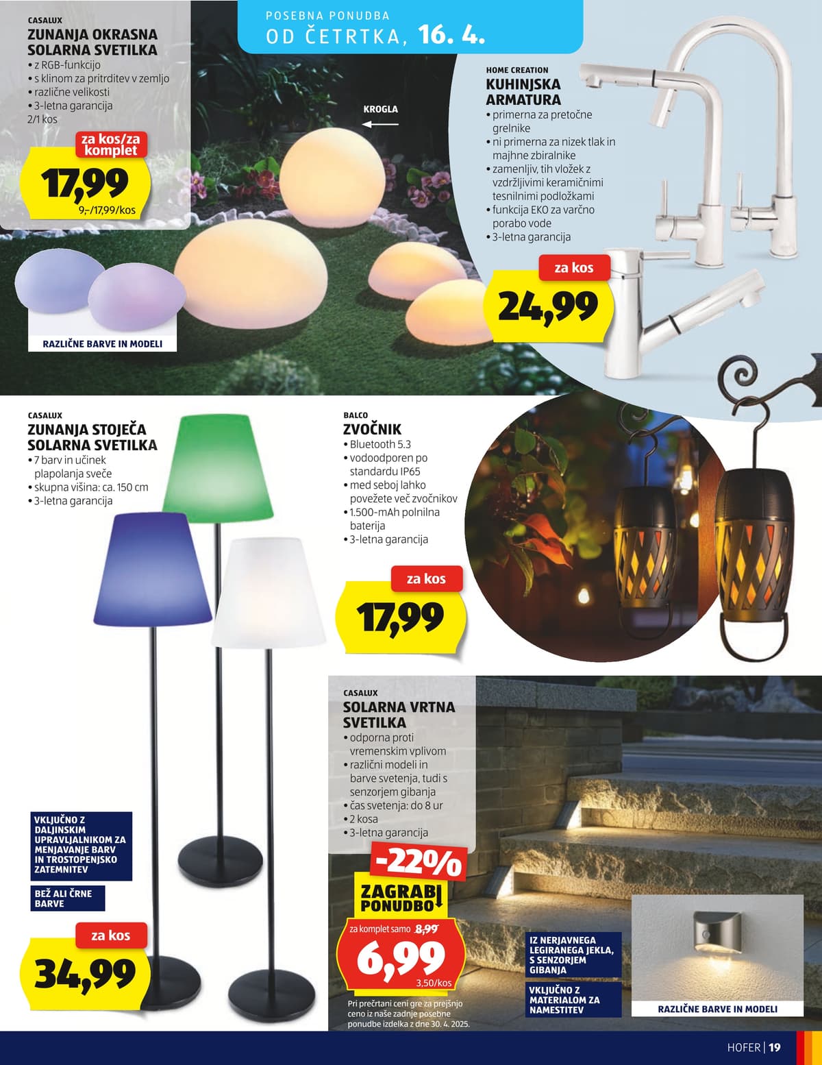 Stran 19. Hofer kataloga - Akcijska Ponudba od 08.04.2026.