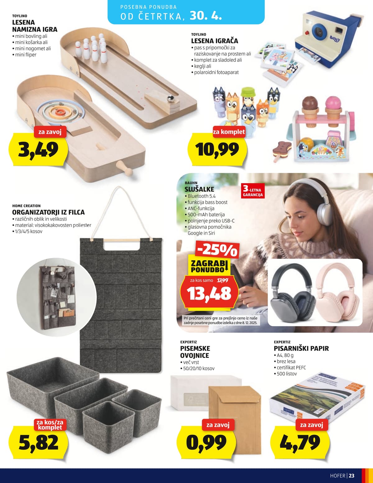 Stran 23. Hofer kataloga - Akcijska Ponudba