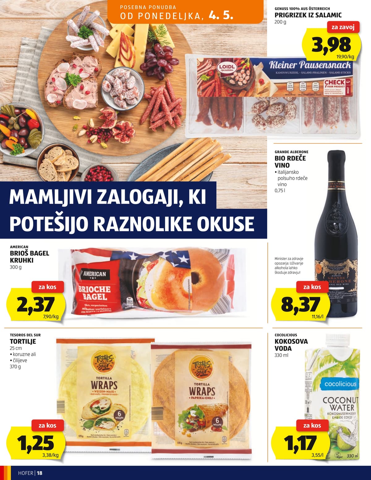 Stran 18. Hofer kataloga - Akcijska Ponudba od 29.04.2026.
