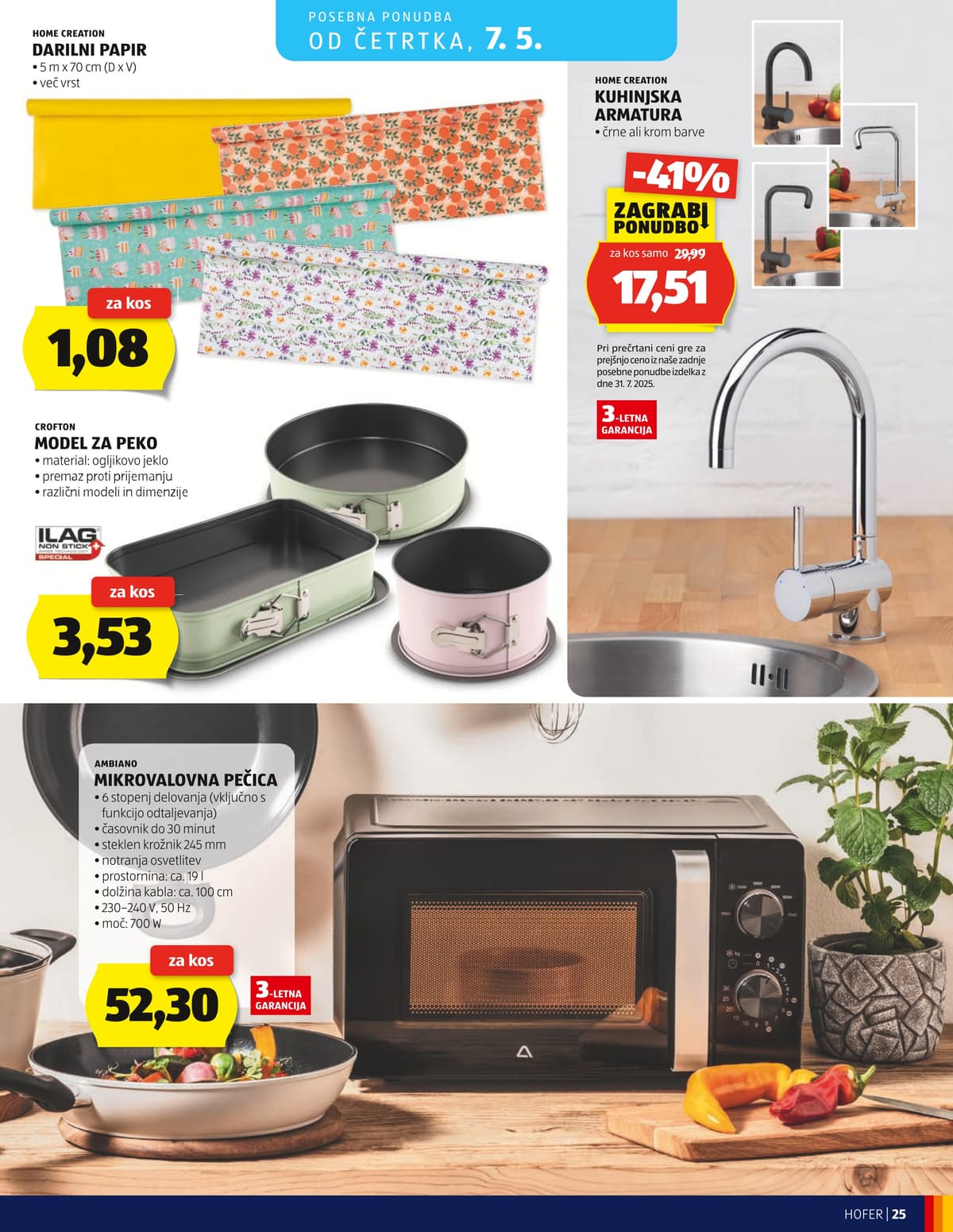 Stran 25. Hofer kataloga - Akcijska Ponudba od 29.04.2026.