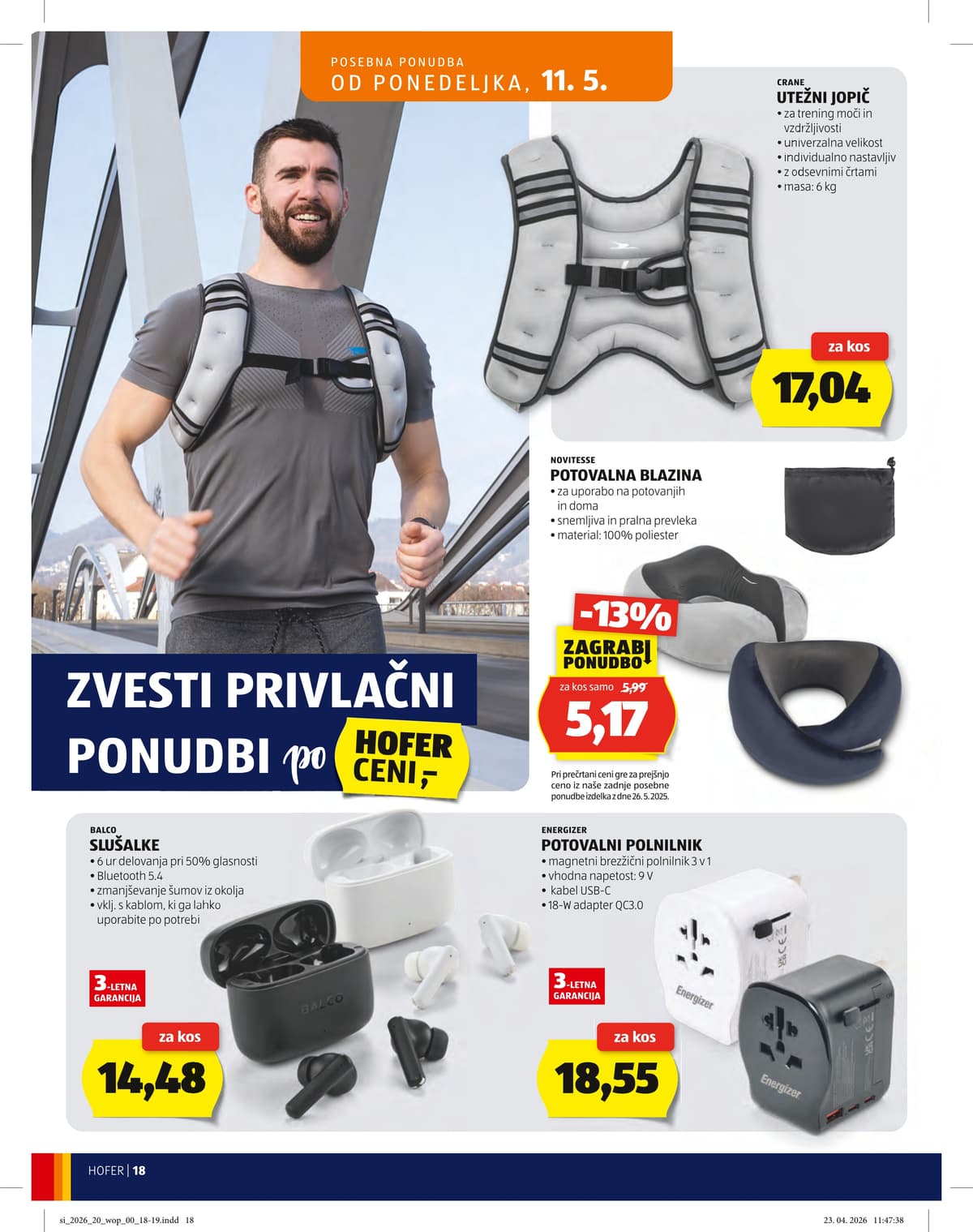 Stran 18. Hofer kataloga - Akcijska Ponudba od 06.05.2026.