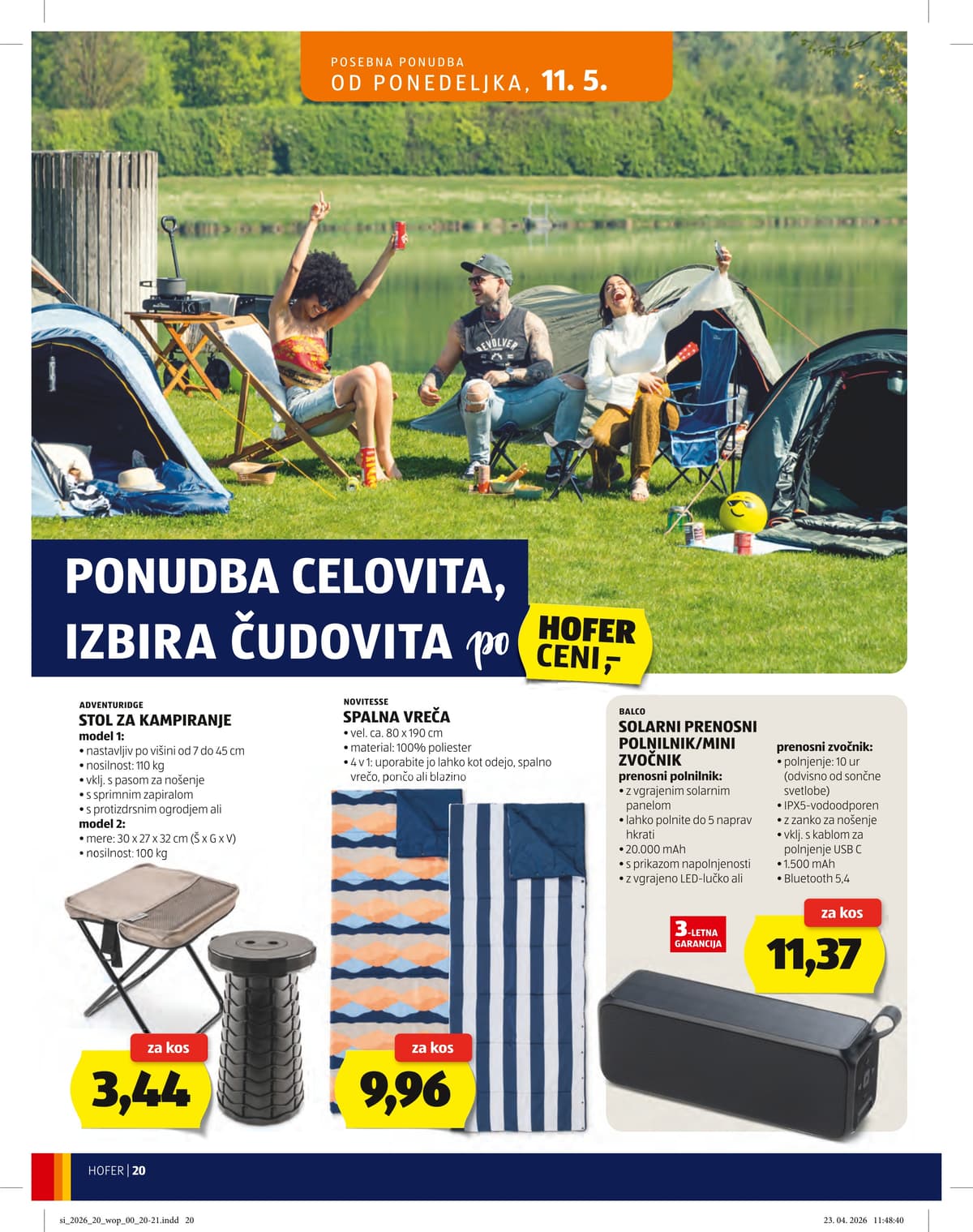 Stran 20. Hofer kataloga - Akcijska Ponudba od 06.05.2026.