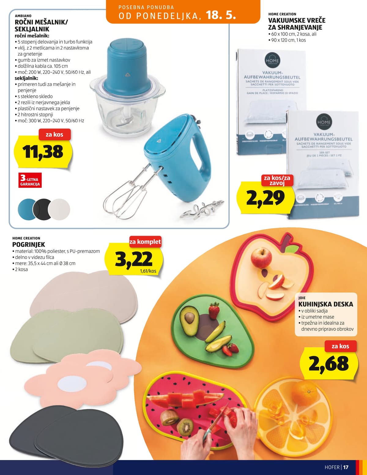 Stran 17. Hofer kataloga - Akcijska Ponudba