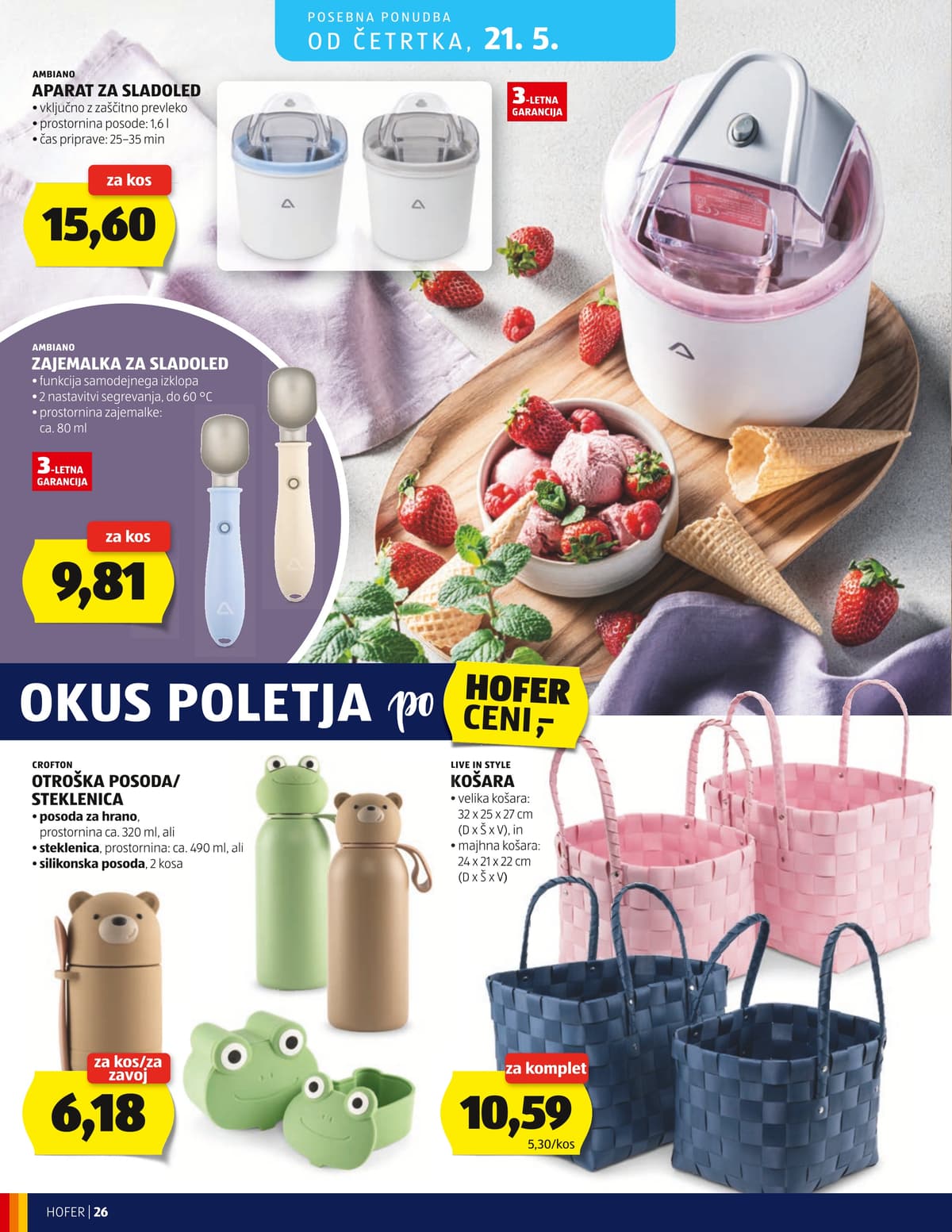 Stran 26. Hofer kataloga - Akcijska Ponudba od 13.05.2026.