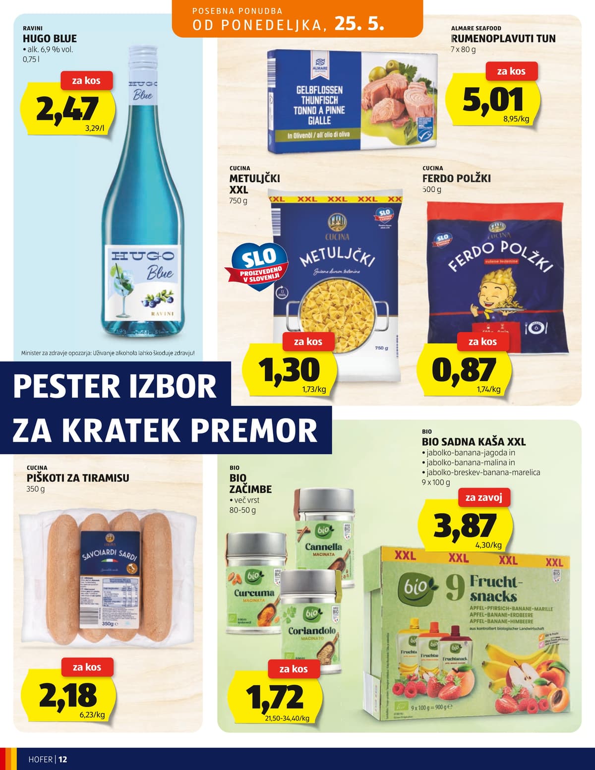 Stran 12. Hofer kataloga - Akcijska Ponudba od 20.05.2026.