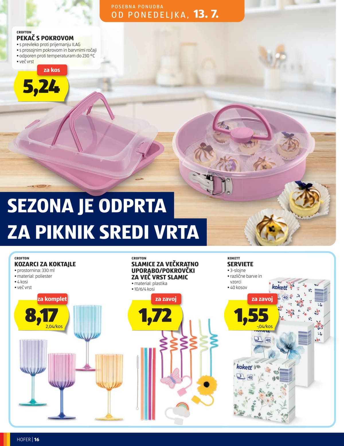 Stran 16. Hofer kataloga - Akcijska Ponudba od 08.07.2026