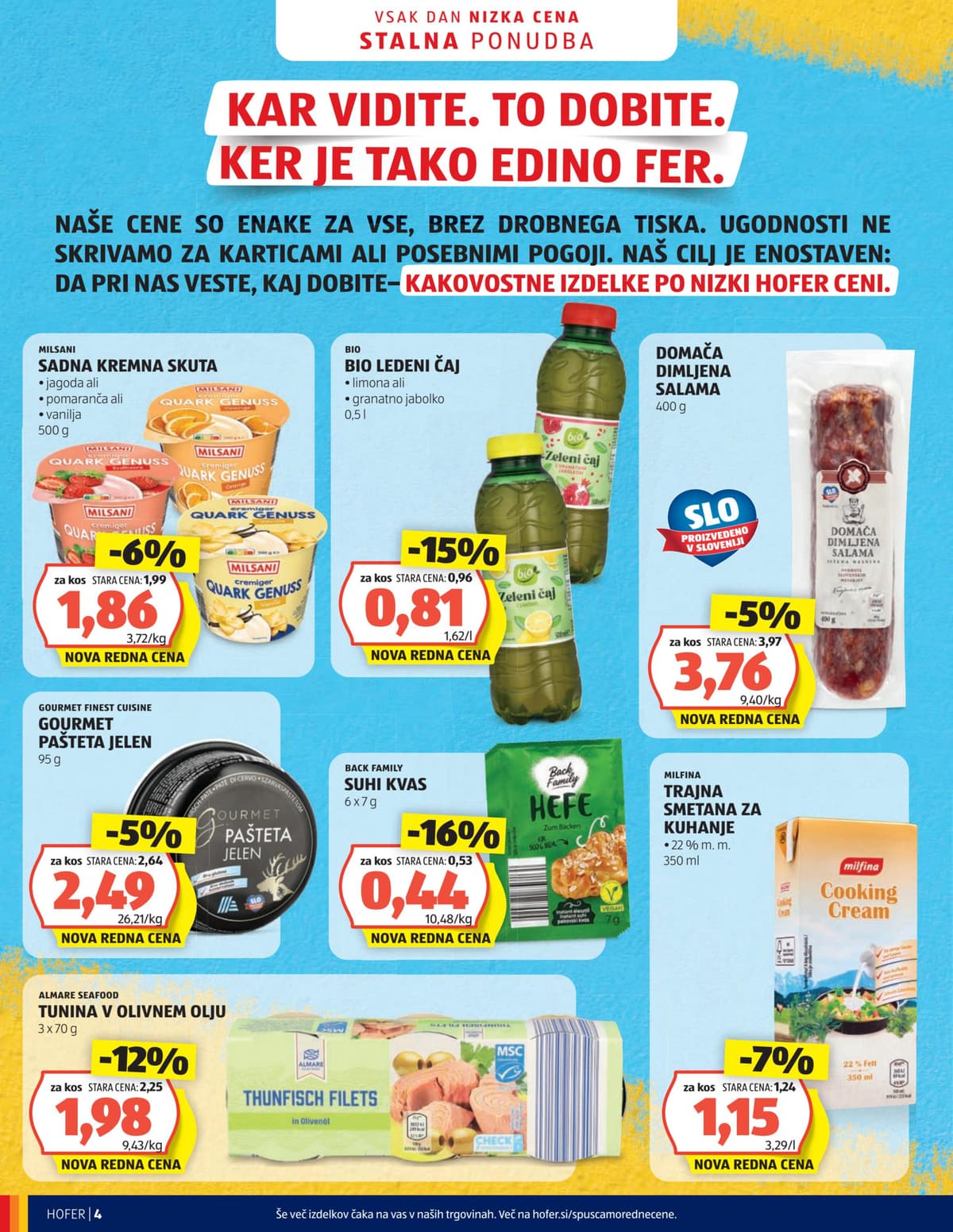 Stran 4. Hofer kataloga - Akcijska Ponudba od 08.07.2026