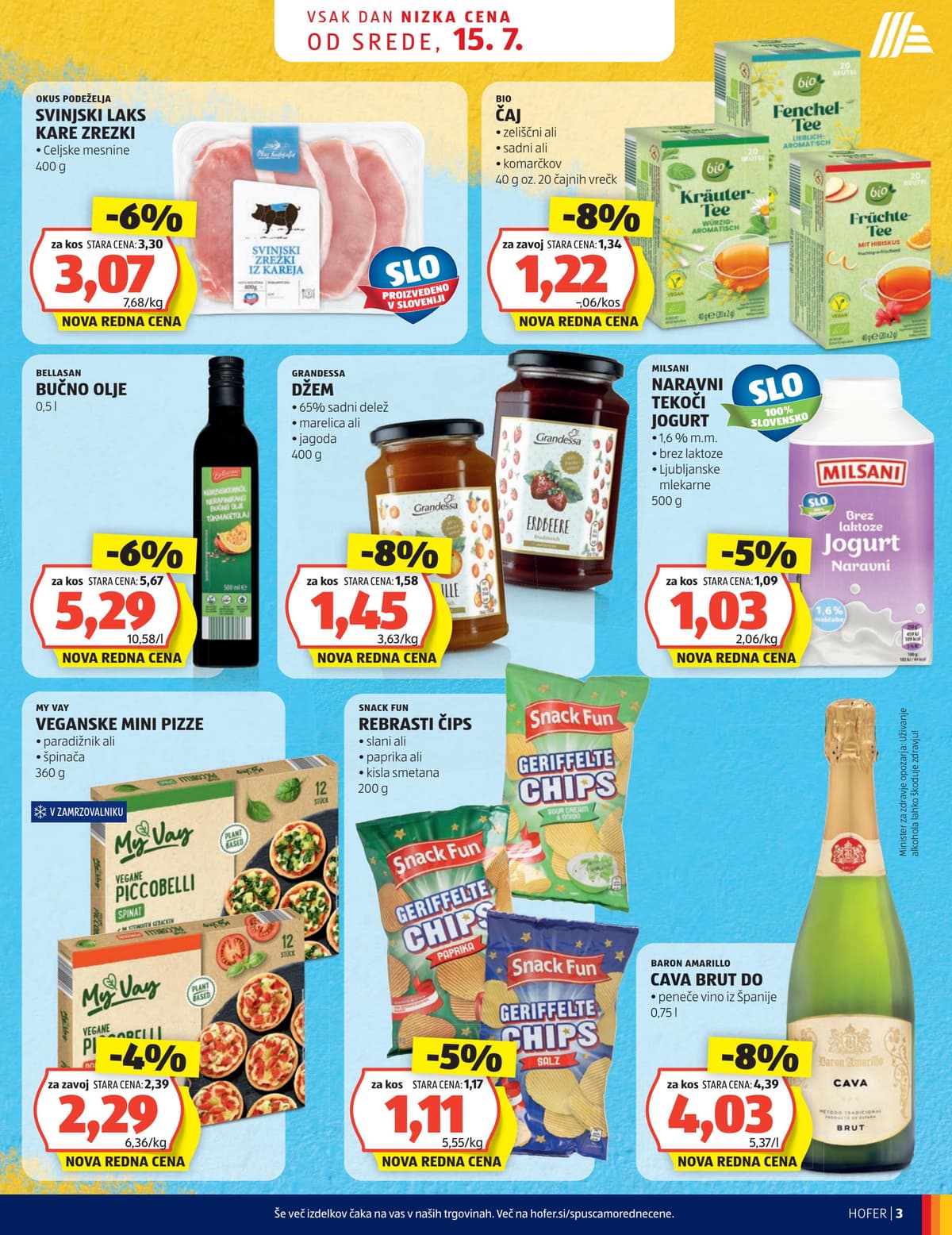 Stran 3. Hofer kataloga - Akcijska Ponudba od 15.07.2026