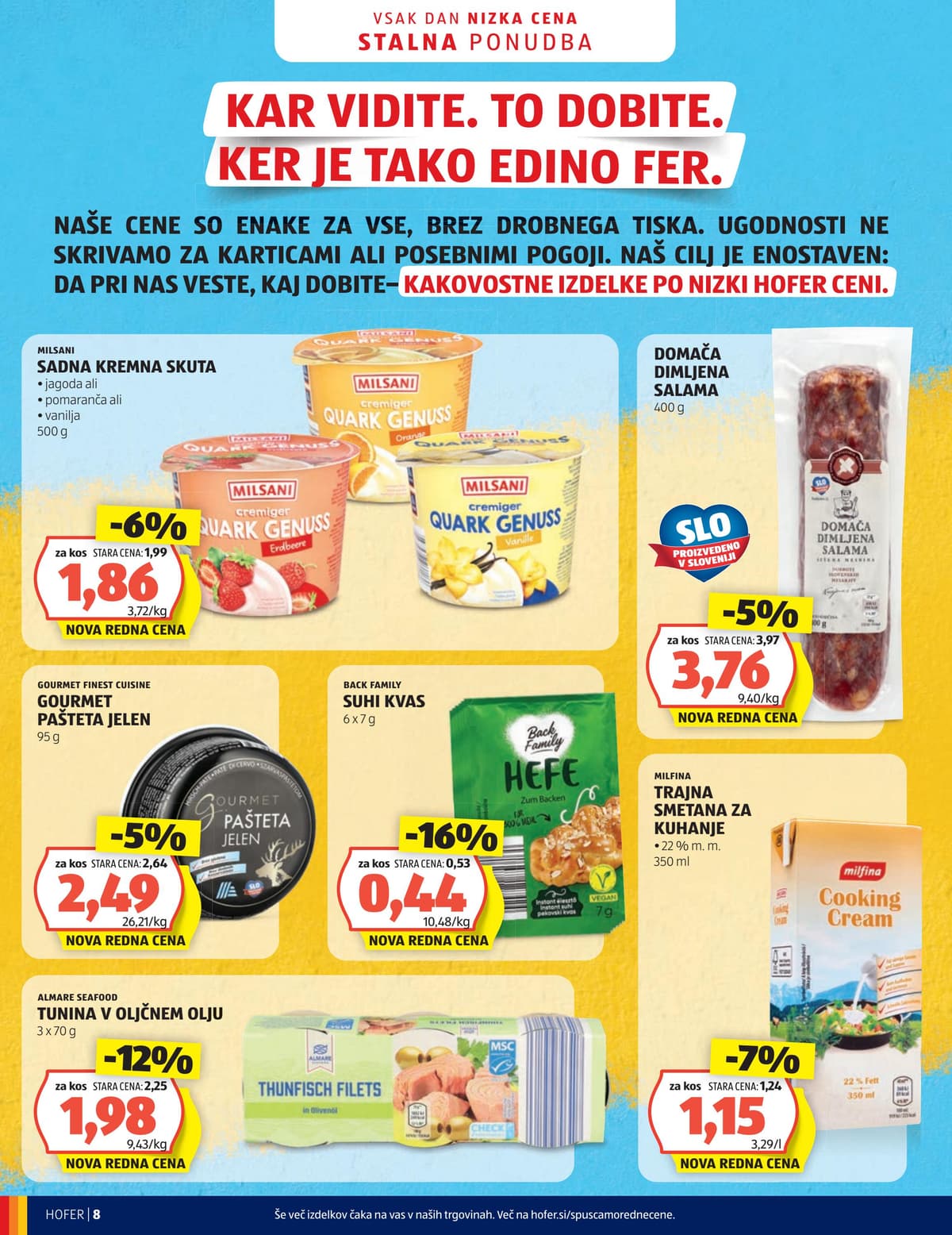 Stran 8. Hofer kataloga - Akcijska Ponudba od 22.07.2026