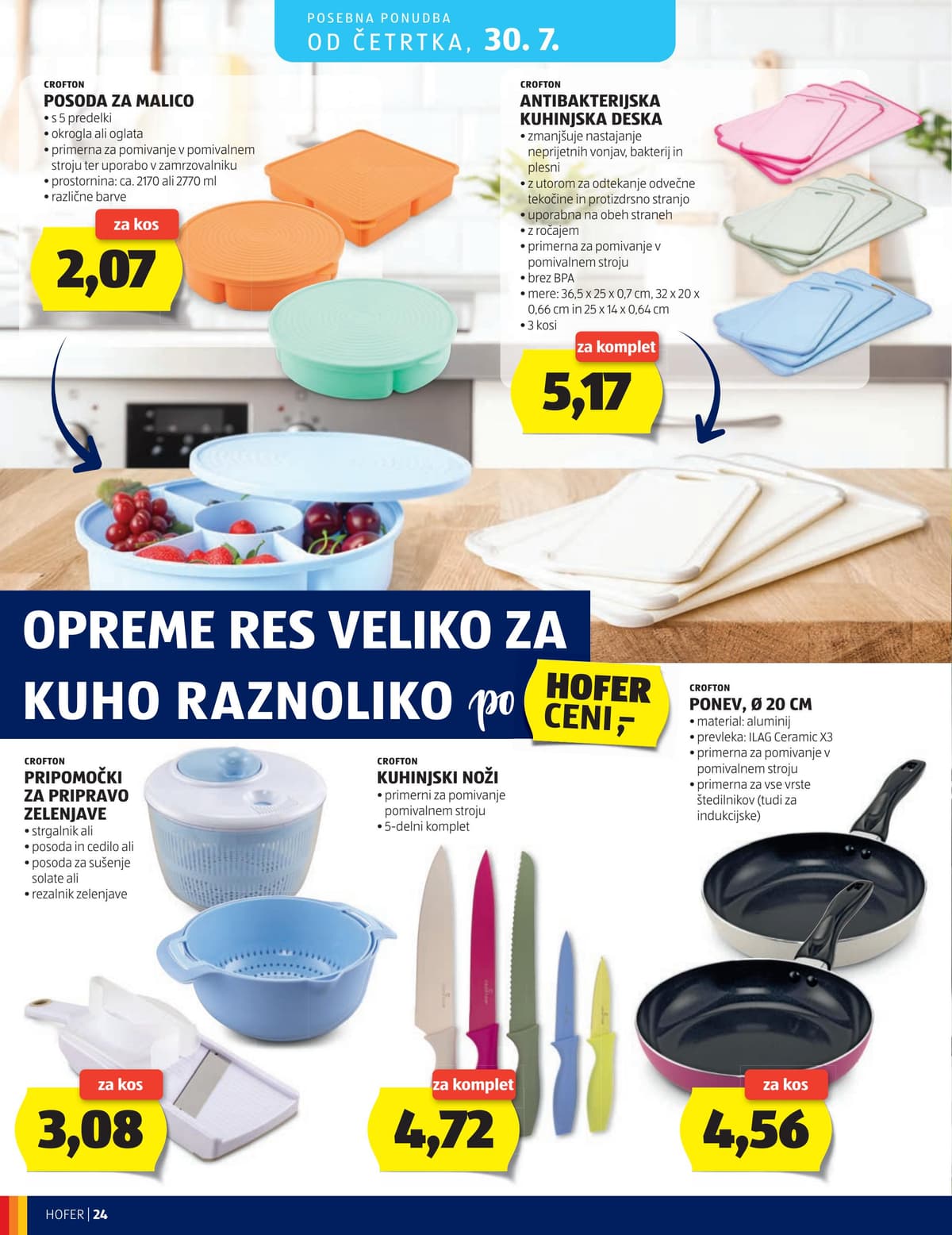 Stran 24. Hofer kataloga - Akcijska Ponudba od 22.07.2026