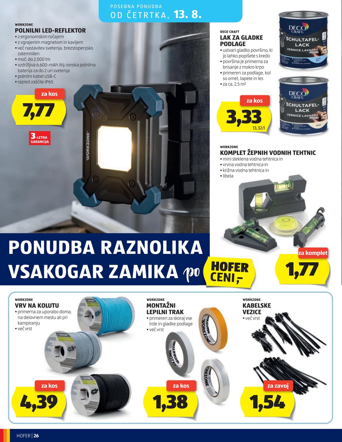 Stran 26. Hofer kataloga - Akcijska Ponudba od 05.08.2026