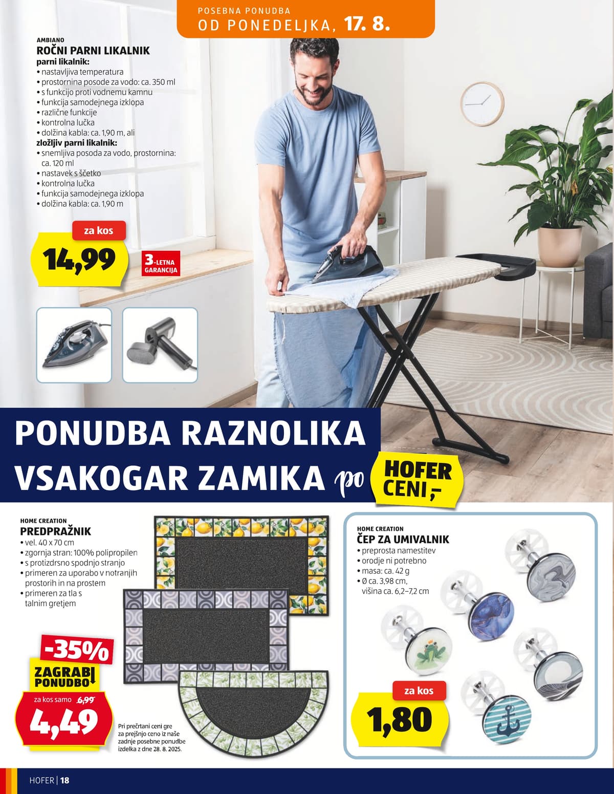 Stran 18. Hofer kataloga - Akcijska Ponudba od 12.08.2026.